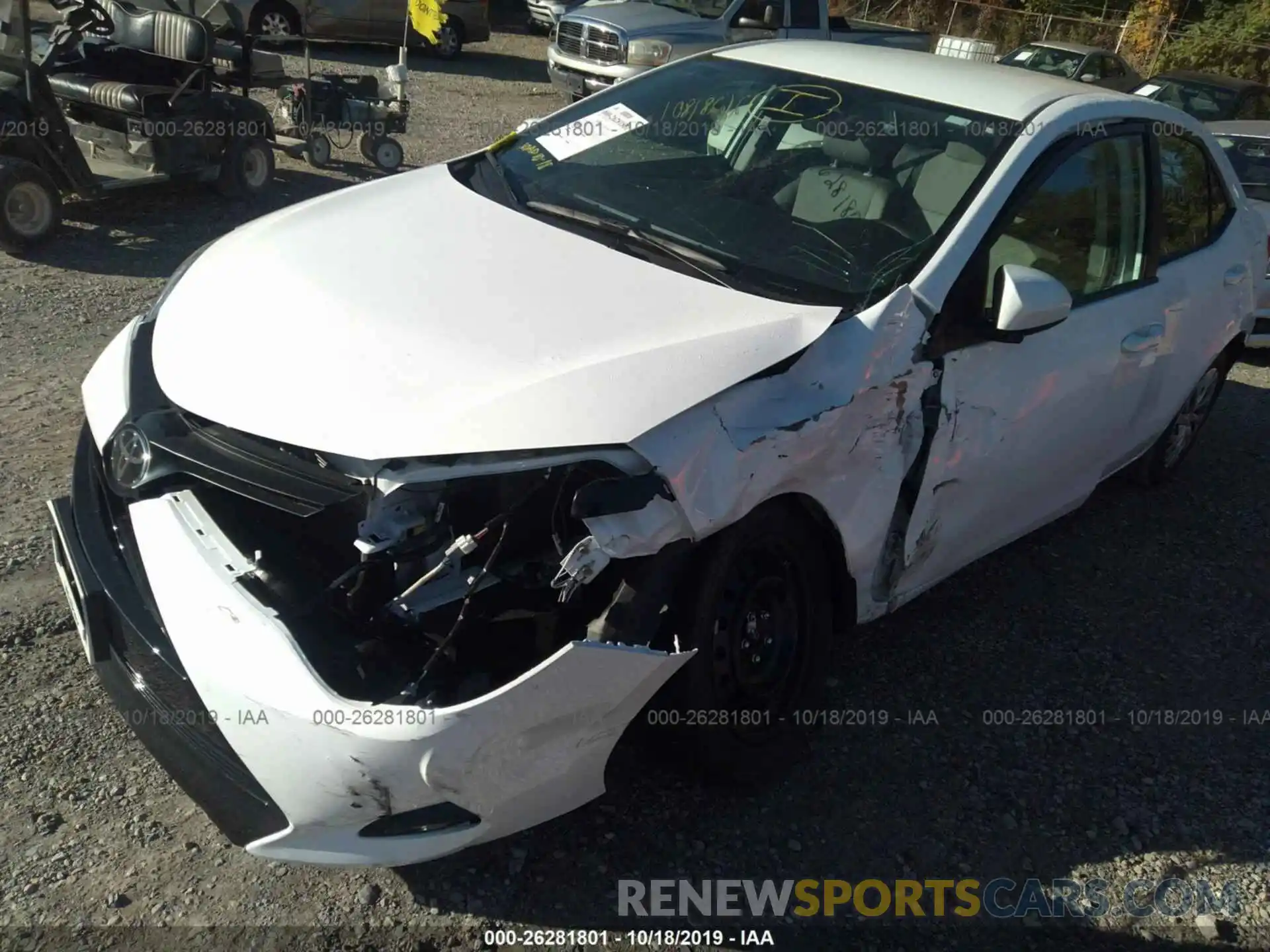 6 Photograph of a damaged car 2T1BURHE4KC158383 TOYOTA COROLLA 2019