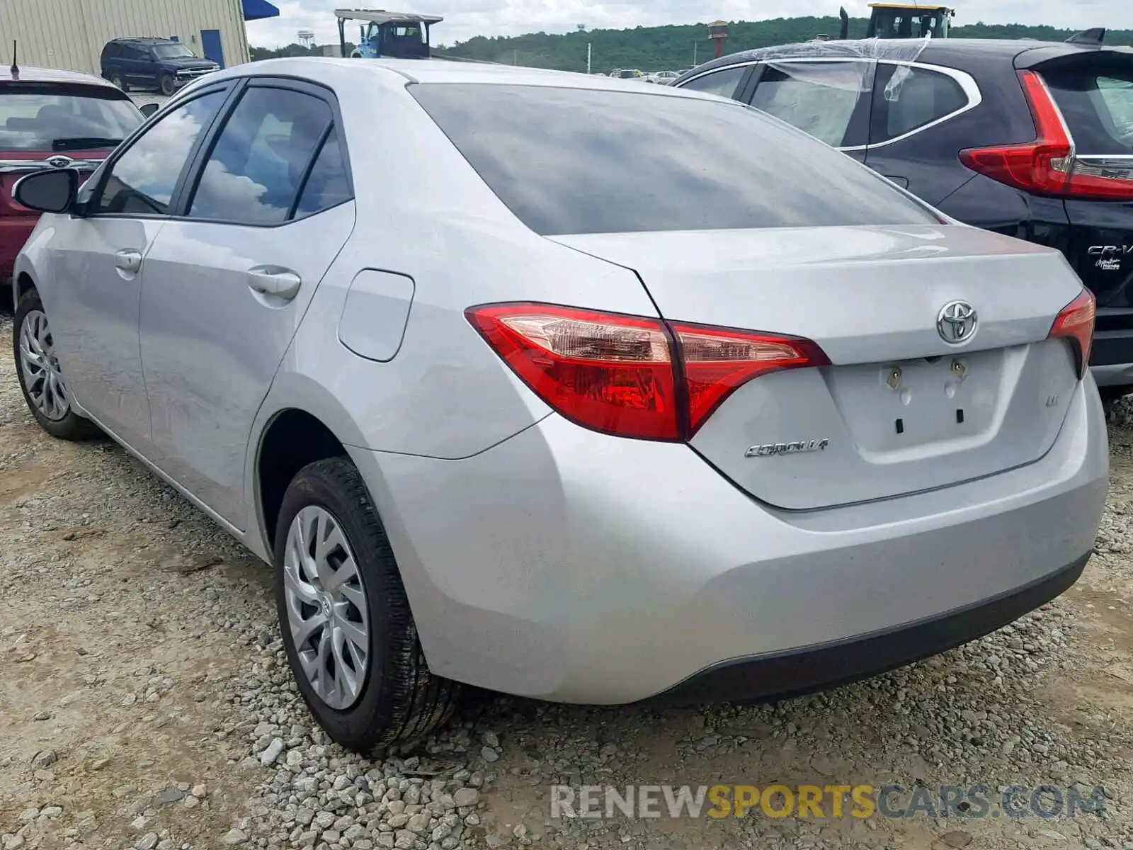 3 Photograph of a damaged car 2T1BURHE4KC158397 TOYOTA COROLLA 2019