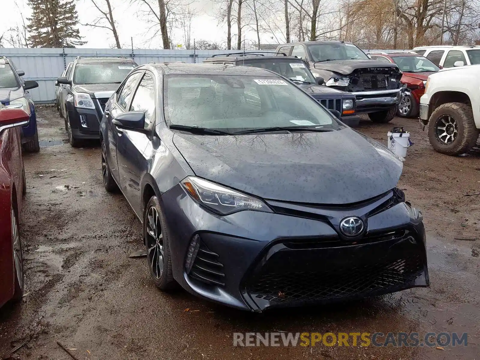 1 Photograph of a damaged car 2T1BURHE4KC158500 TOYOTA COROLLA 2019