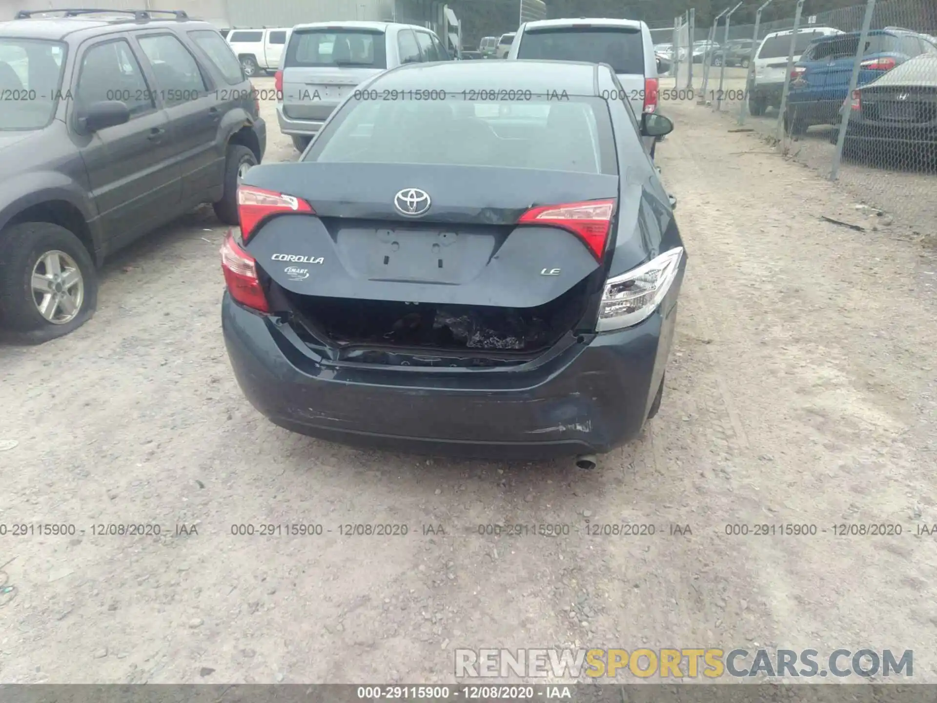 6 Photograph of a damaged car 2T1BURHE4KC158576 TOYOTA COROLLA 2019