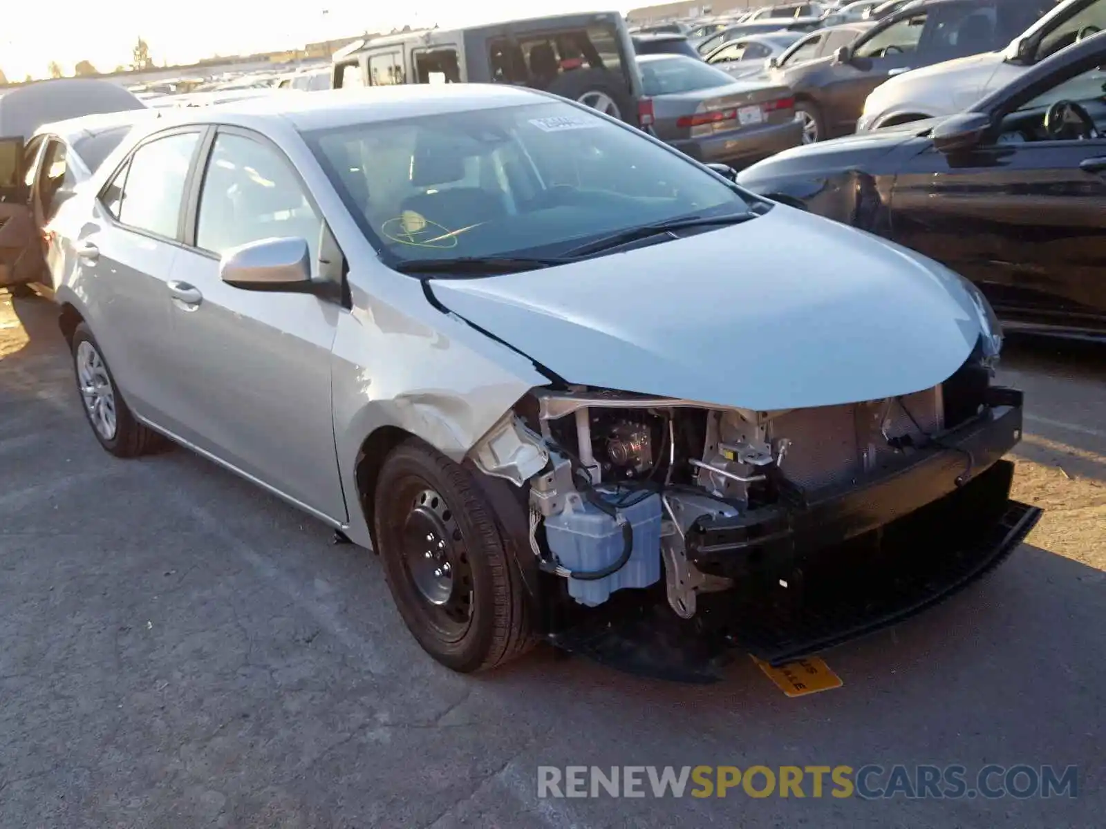 1 Photograph of a damaged car 2T1BURHE4KC158691 TOYOTA COROLLA 2019