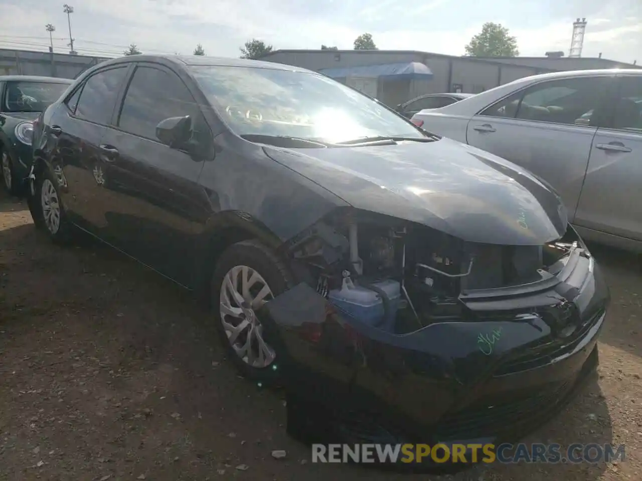 1 Photograph of a damaged car 2T1BURHE4KC158836 TOYOTA COROLLA 2019