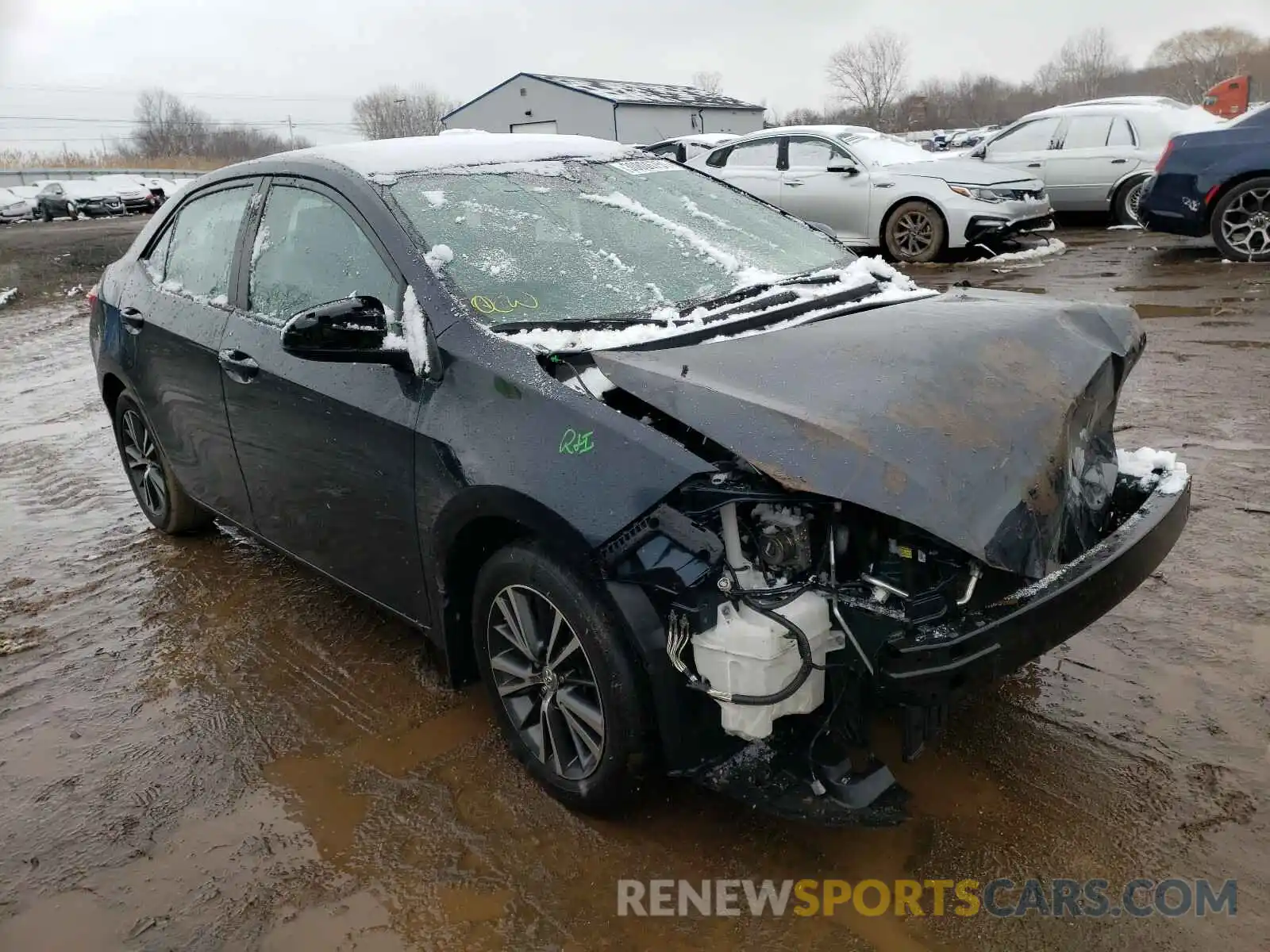 1 Photograph of a damaged car 2T1BURHE4KC160439 TOYOTA COROLLA 2019