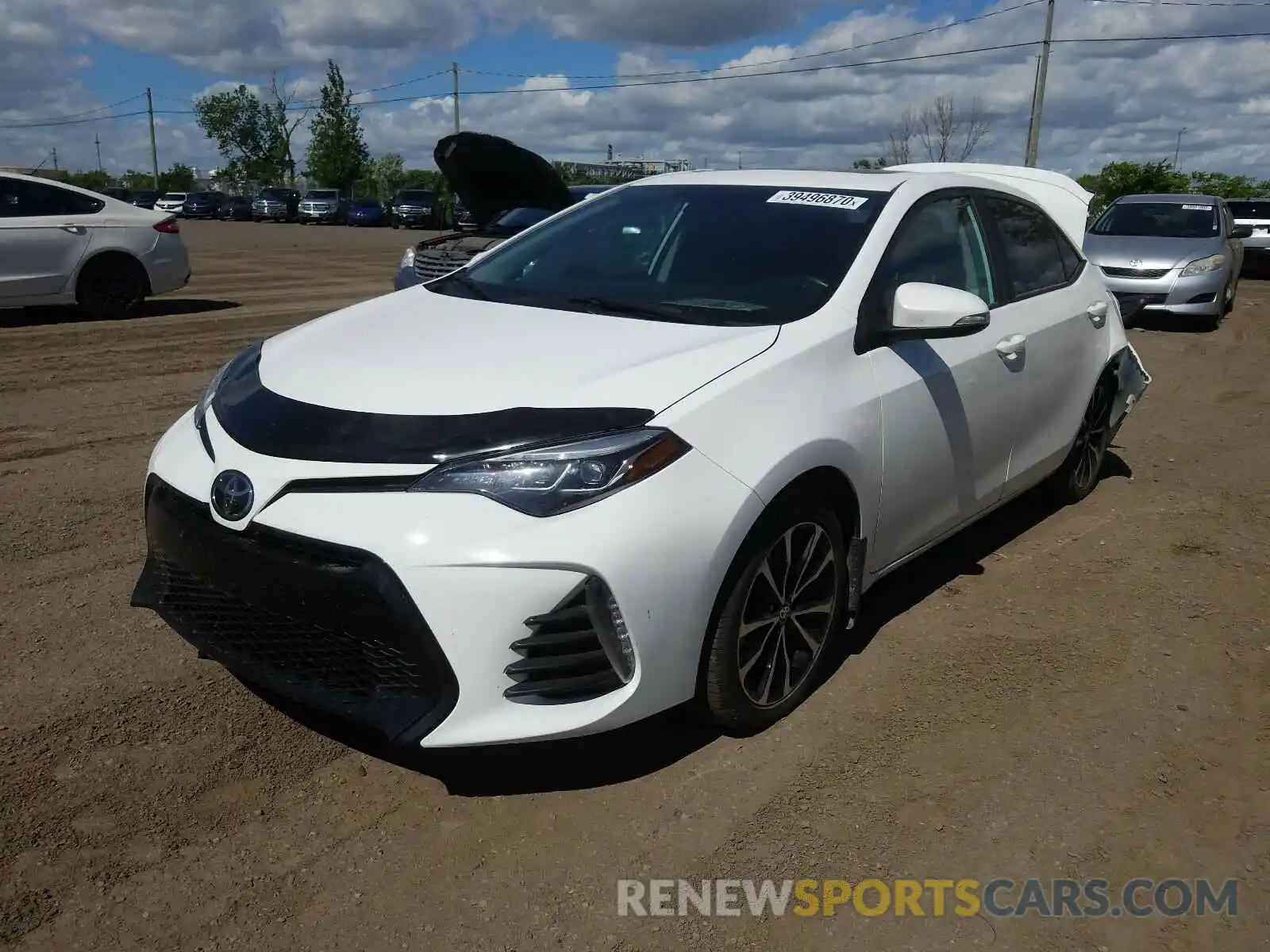 2 Photograph of a damaged car 2T1BURHE4KC161462 TOYOTA COROLLA 2019