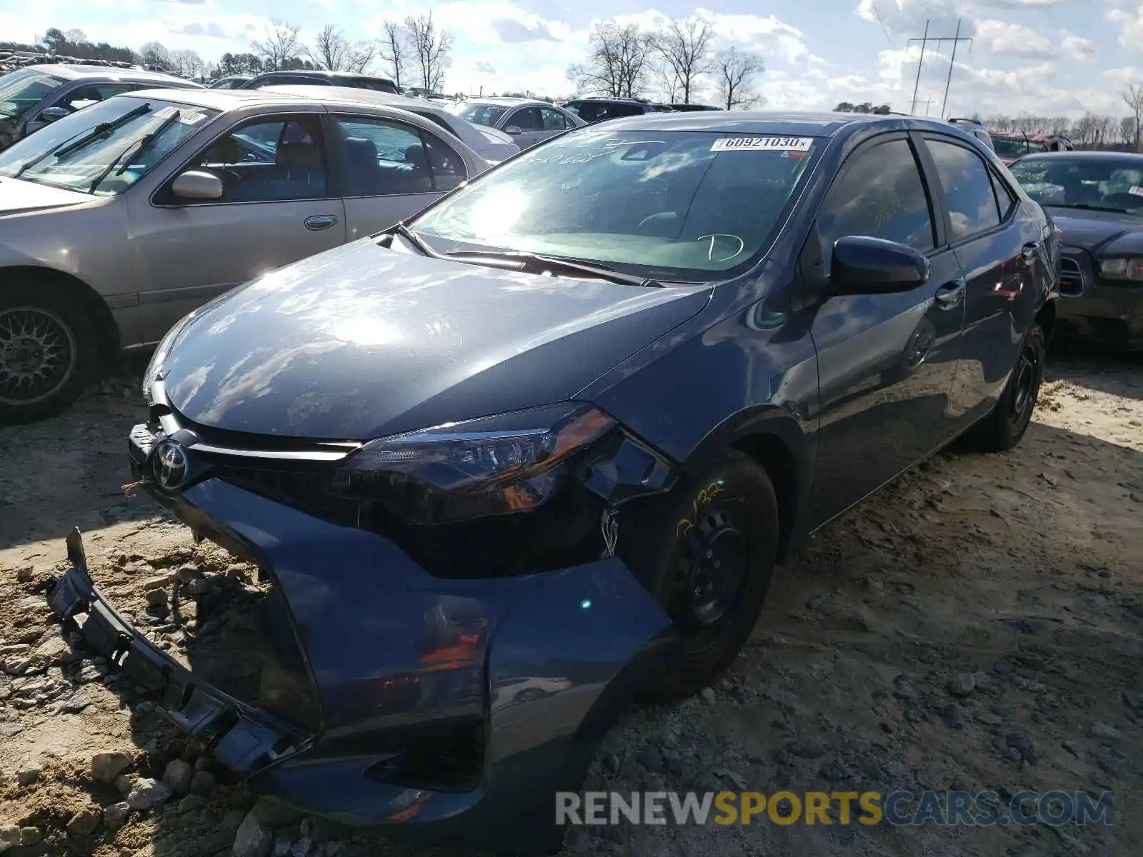 2 Photograph of a damaged car 2T1BURHE4KC161672 TOYOTA COROLLA 2019