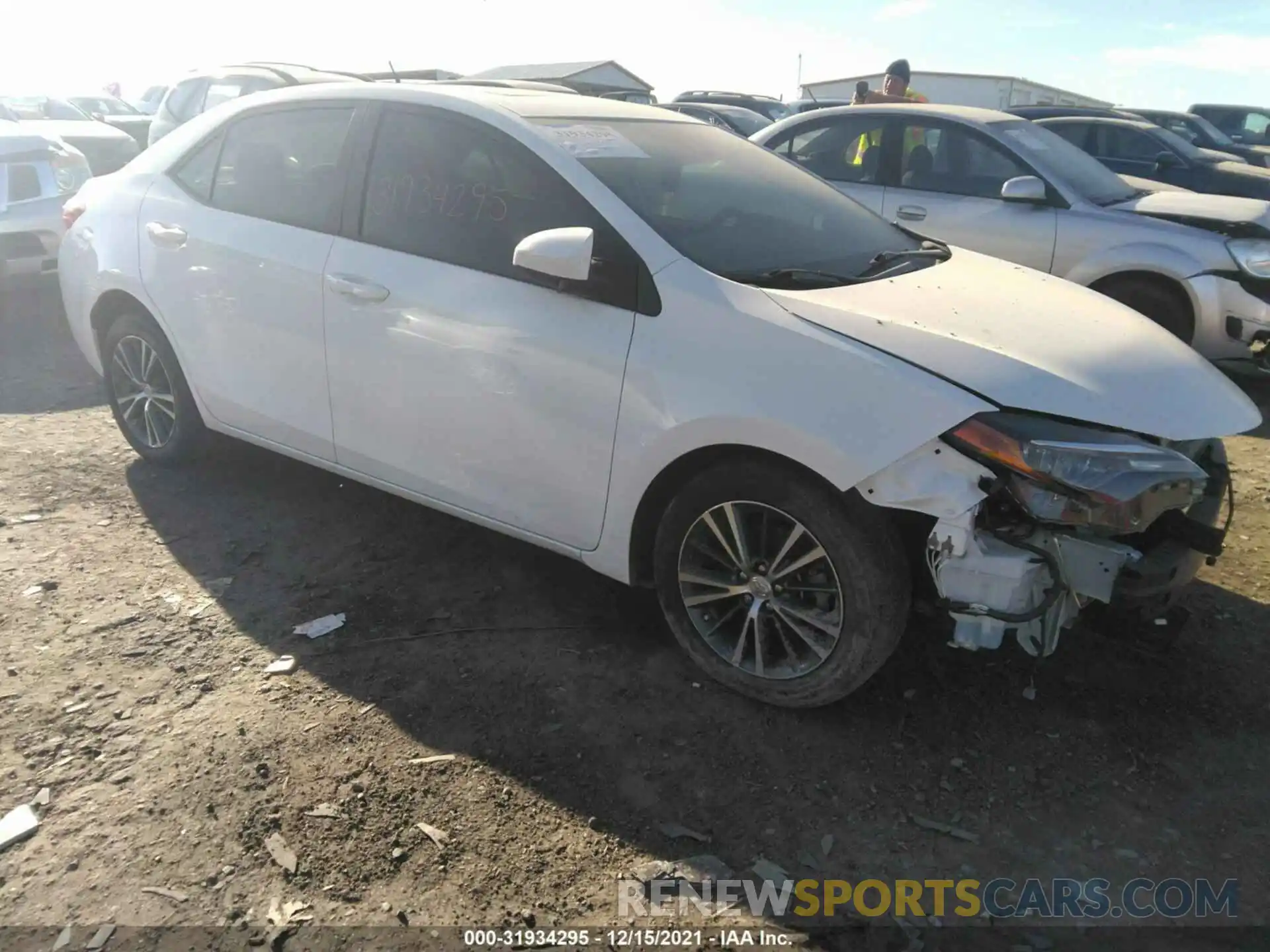 1 Photograph of a damaged car 2T1BURHE4KC161896 TOYOTA COROLLA 2019