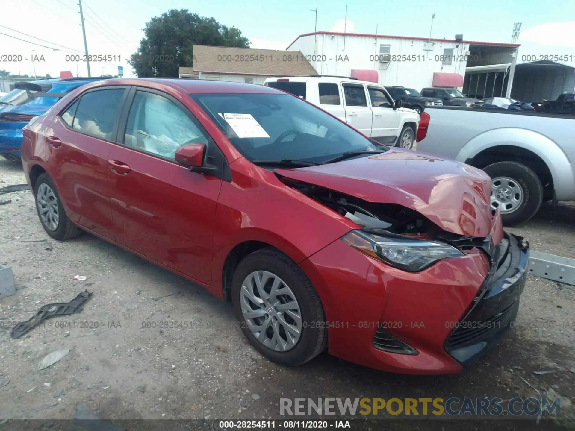 1 Photograph of a damaged car 2T1BURHE4KC162269 TOYOTA COROLLA 2019