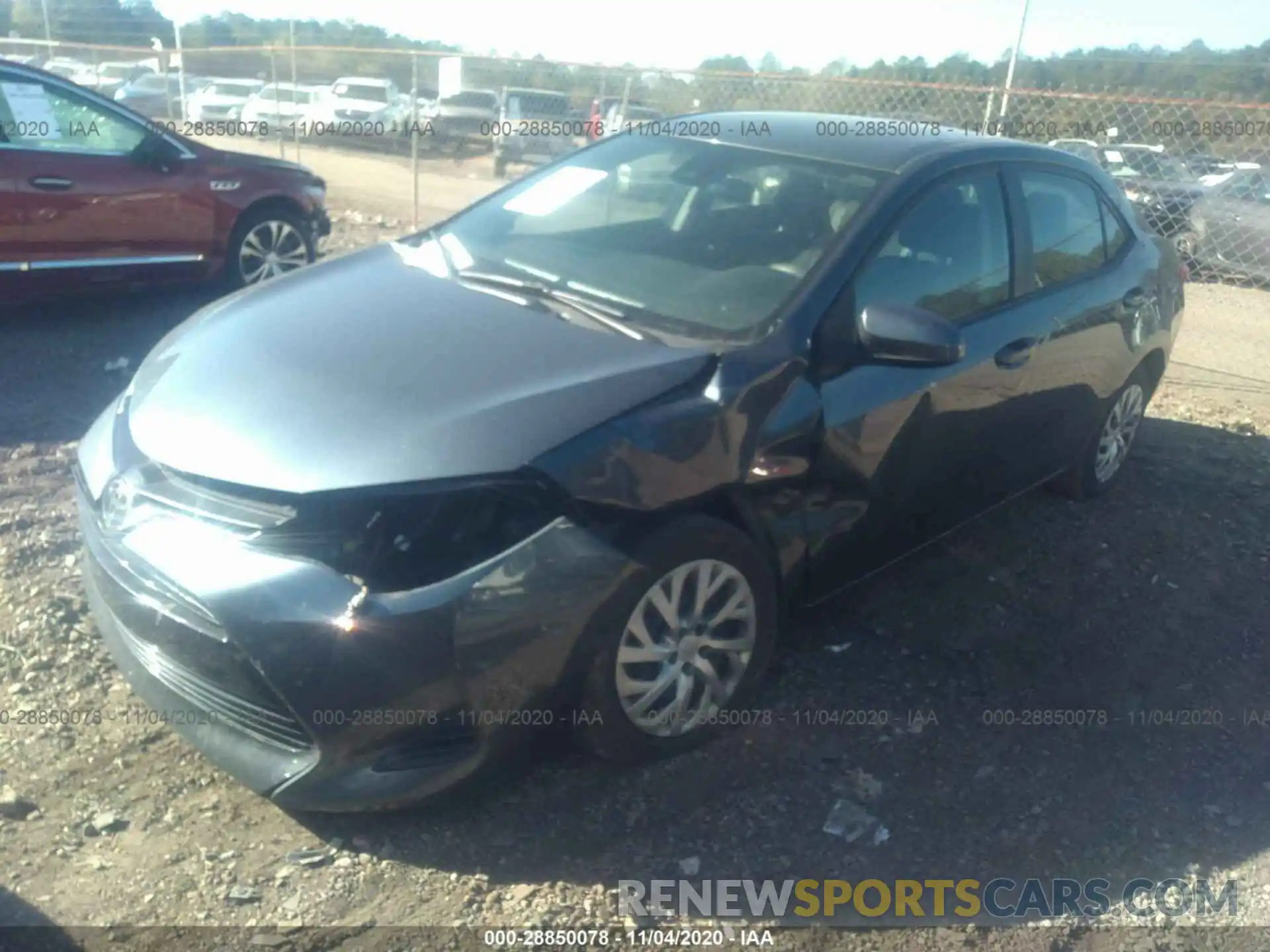 2 Photograph of a damaged car 2T1BURHE4KC163048 TOYOTA COROLLA 2019