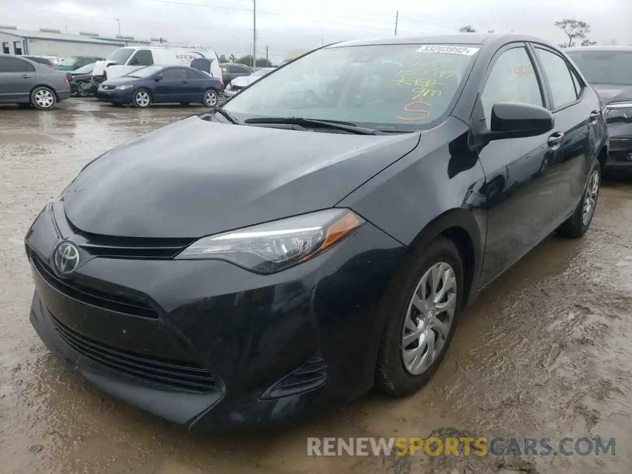 2 Photograph of a damaged car 2T1BURHE4KC163597 TOYOTA COROLLA 2019