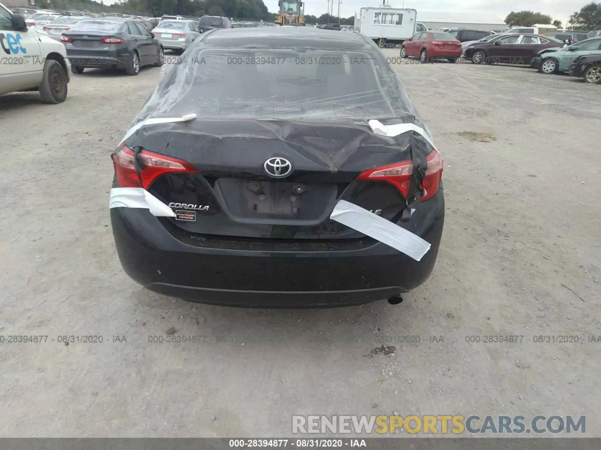 6 Photograph of a damaged car 2T1BURHE4KC163728 TOYOTA COROLLA 2019