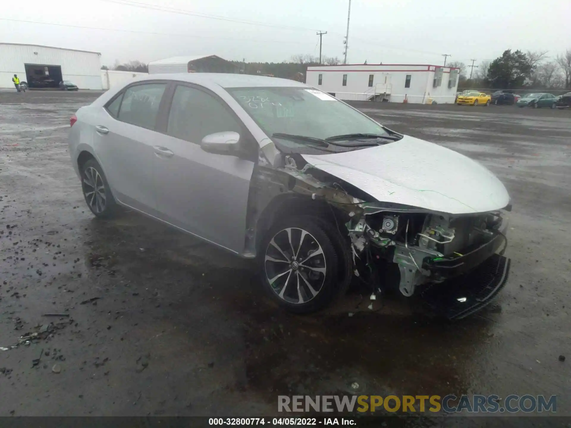 1 Photograph of a damaged car 2T1BURHE4KC164345 TOYOTA COROLLA 2019