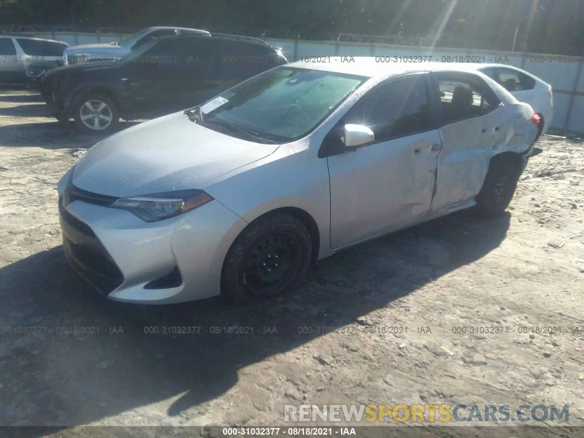 2 Photograph of a damaged car 2T1BURHE4KC165124 TOYOTA COROLLA 2019