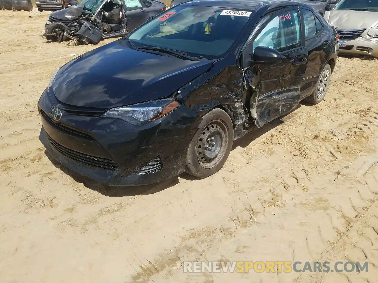 2 Photograph of a damaged car 2T1BURHE4KC165169 TOYOTA COROLLA 2019