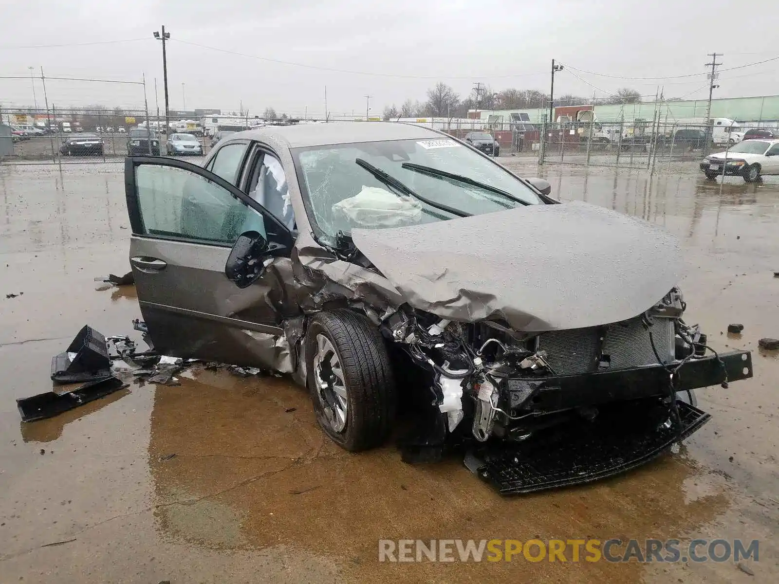 1 Photograph of a damaged car 2T1BURHE4KC165849 TOYOTA COROLLA 2019