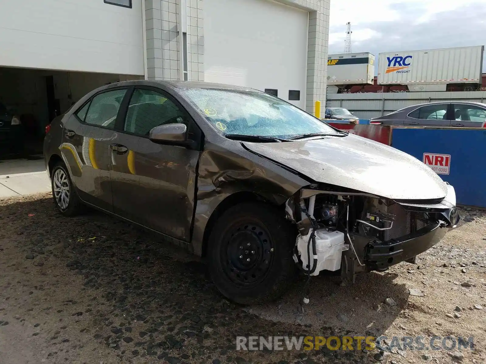 1 Photograph of a damaged car 2T1BURHE4KC166757 TOYOTA COROLLA 2019