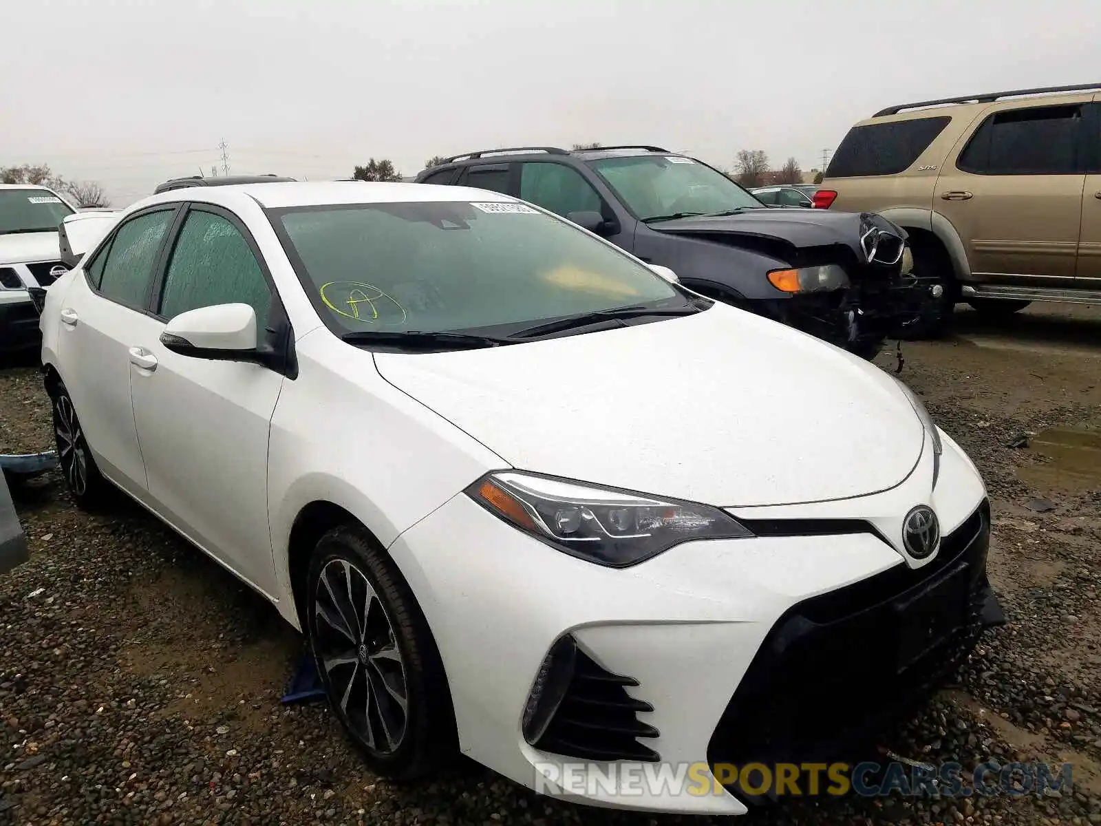 1 Photograph of a damaged car 2T1BURHE4KC168590 TOYOTA COROLLA 2019