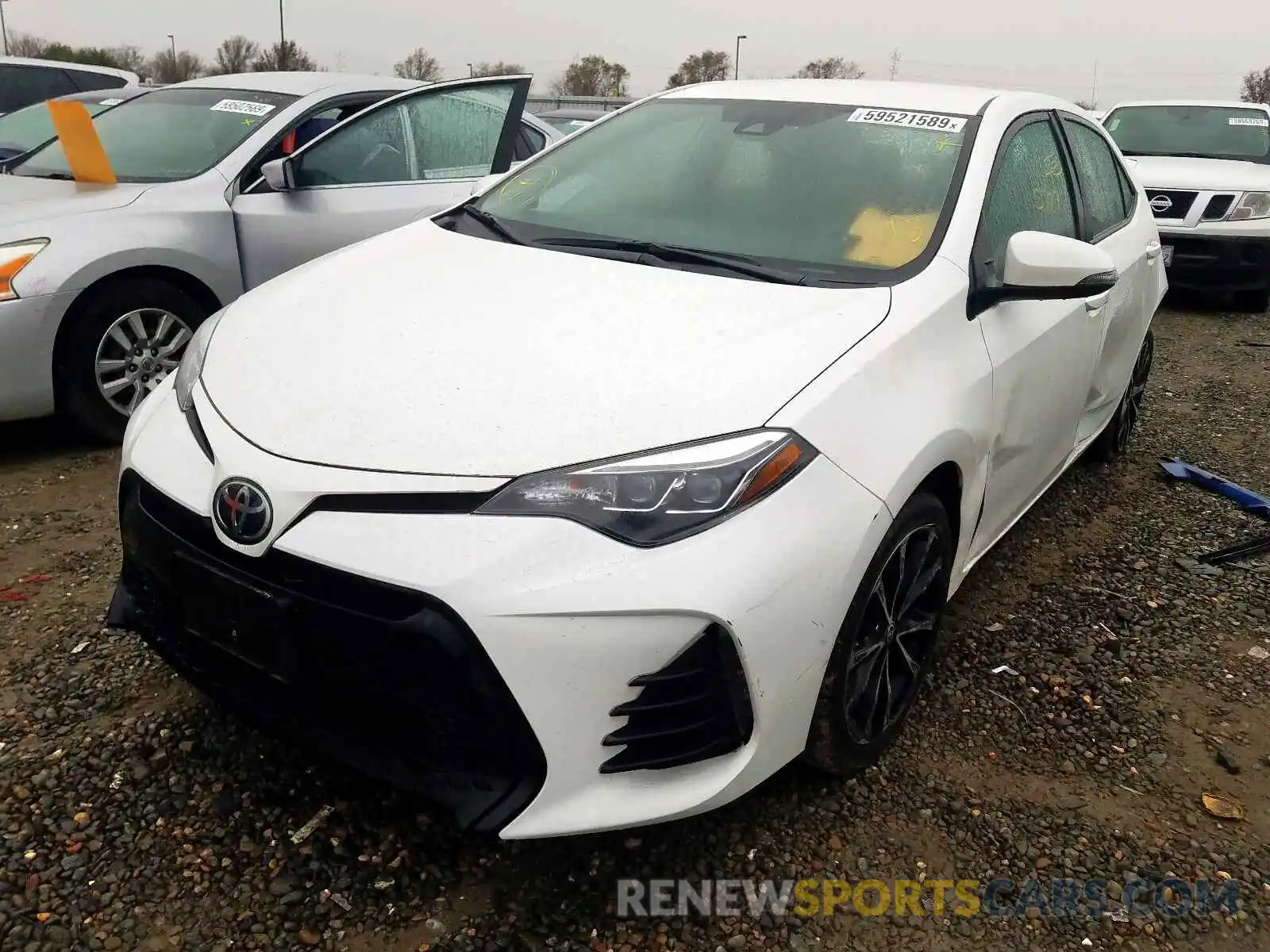 2 Photograph of a damaged car 2T1BURHE4KC168590 TOYOTA COROLLA 2019