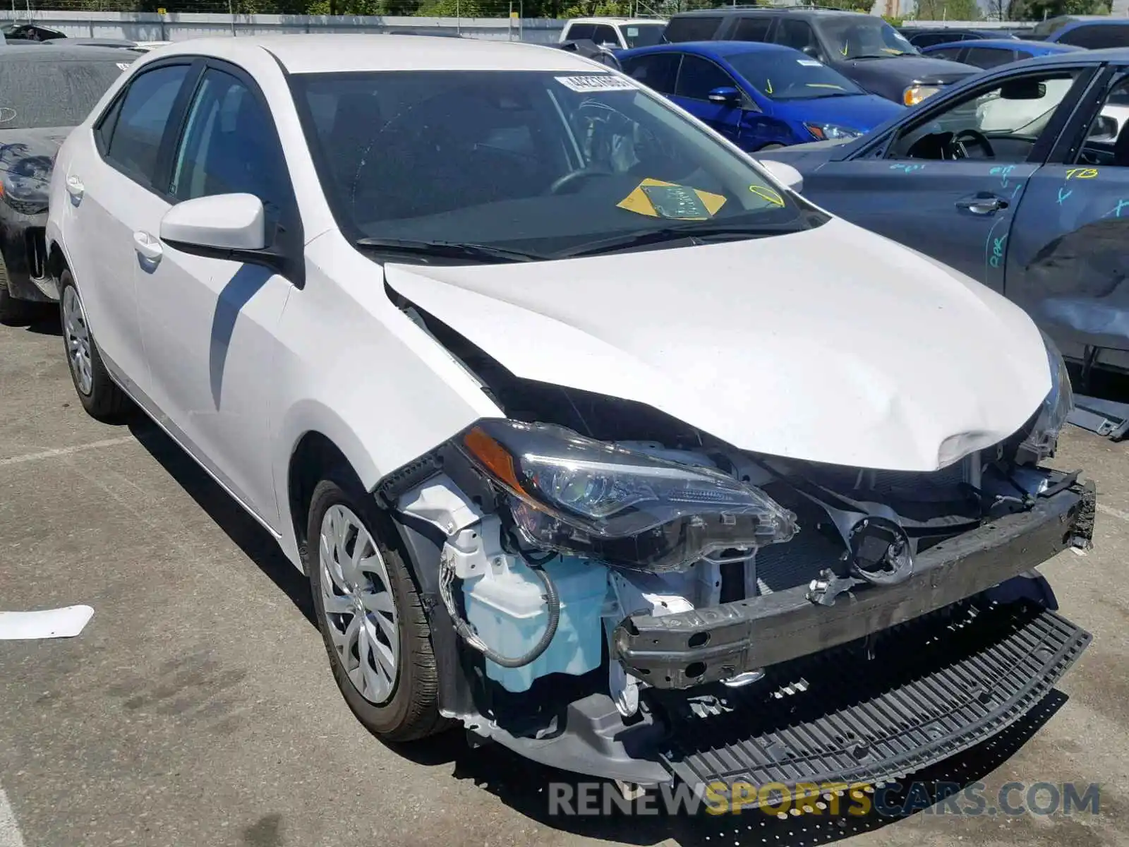 1 Photograph of a damaged car 2T1BURHE4KC169139 TOYOTA COROLLA 2019