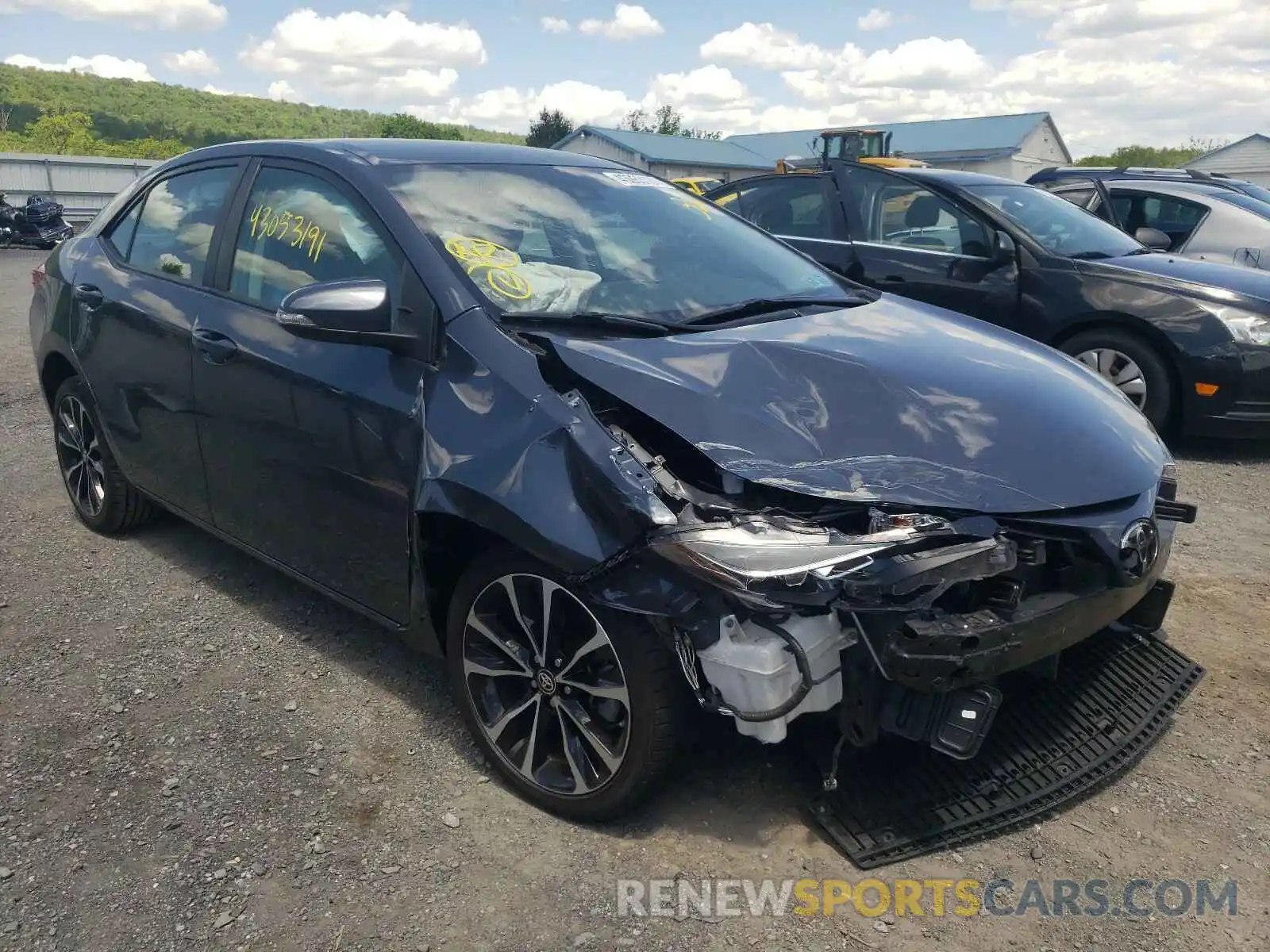 1 Photograph of a damaged car 2T1BURHE4KC169710 TOYOTA COROLLA 2019