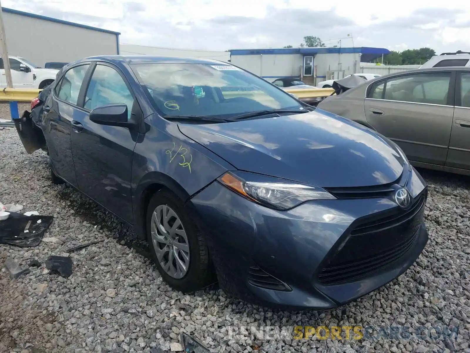 1 Photograph of a damaged car 2T1BURHE4KC169870 TOYOTA COROLLA 2019