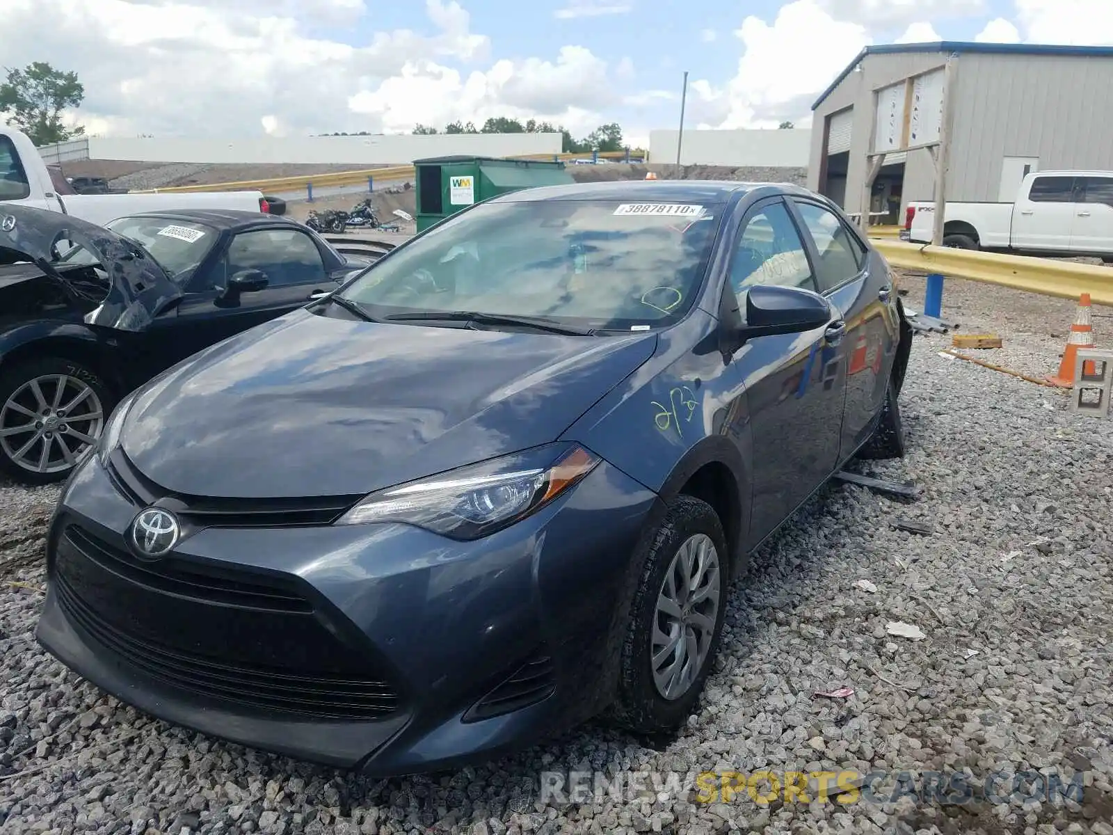 2 Photograph of a damaged car 2T1BURHE4KC169870 TOYOTA COROLLA 2019