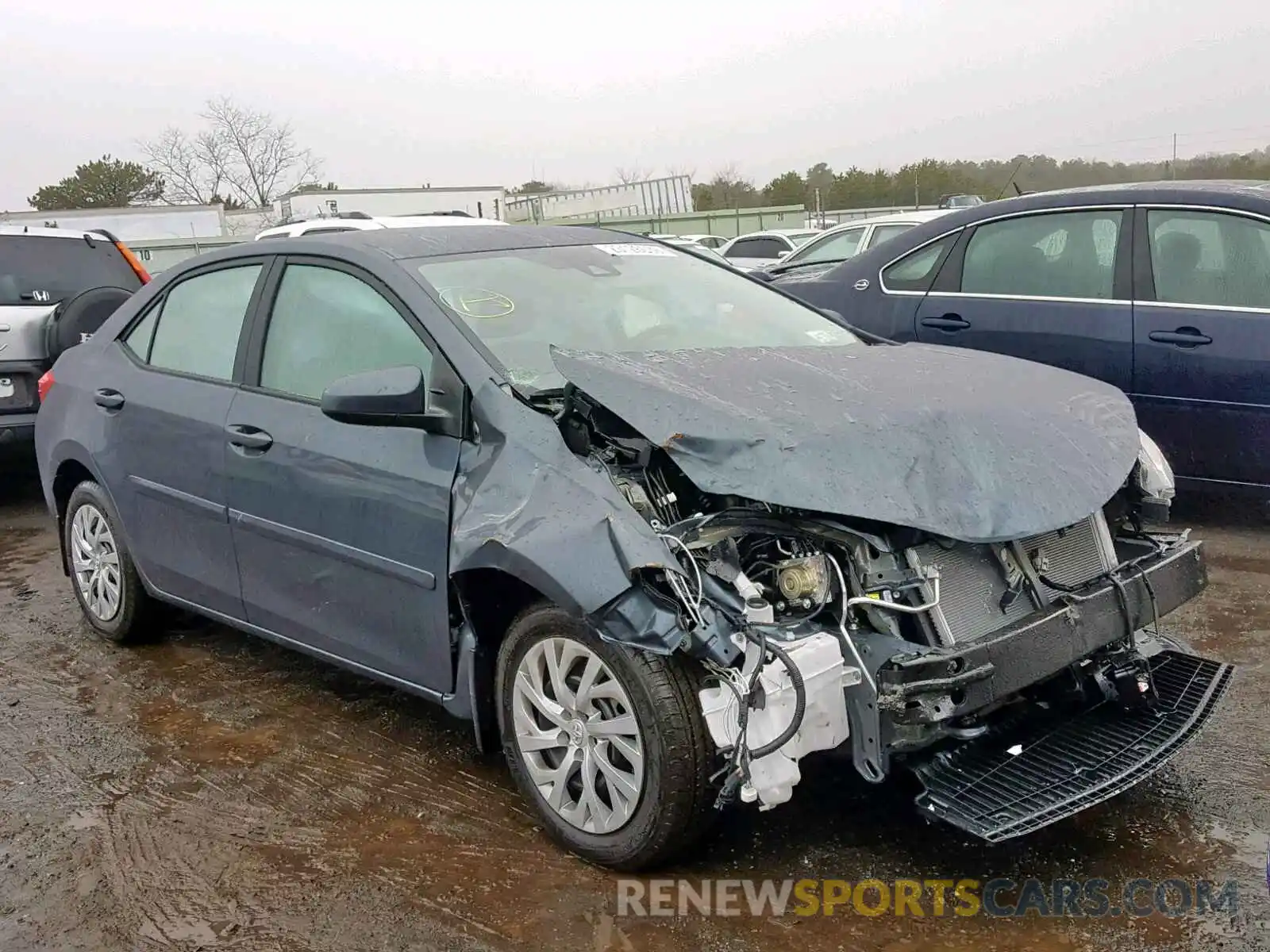 1 Photograph of a damaged car 2T1BURHE4KC170274 TOYOTA COROLLA 2019