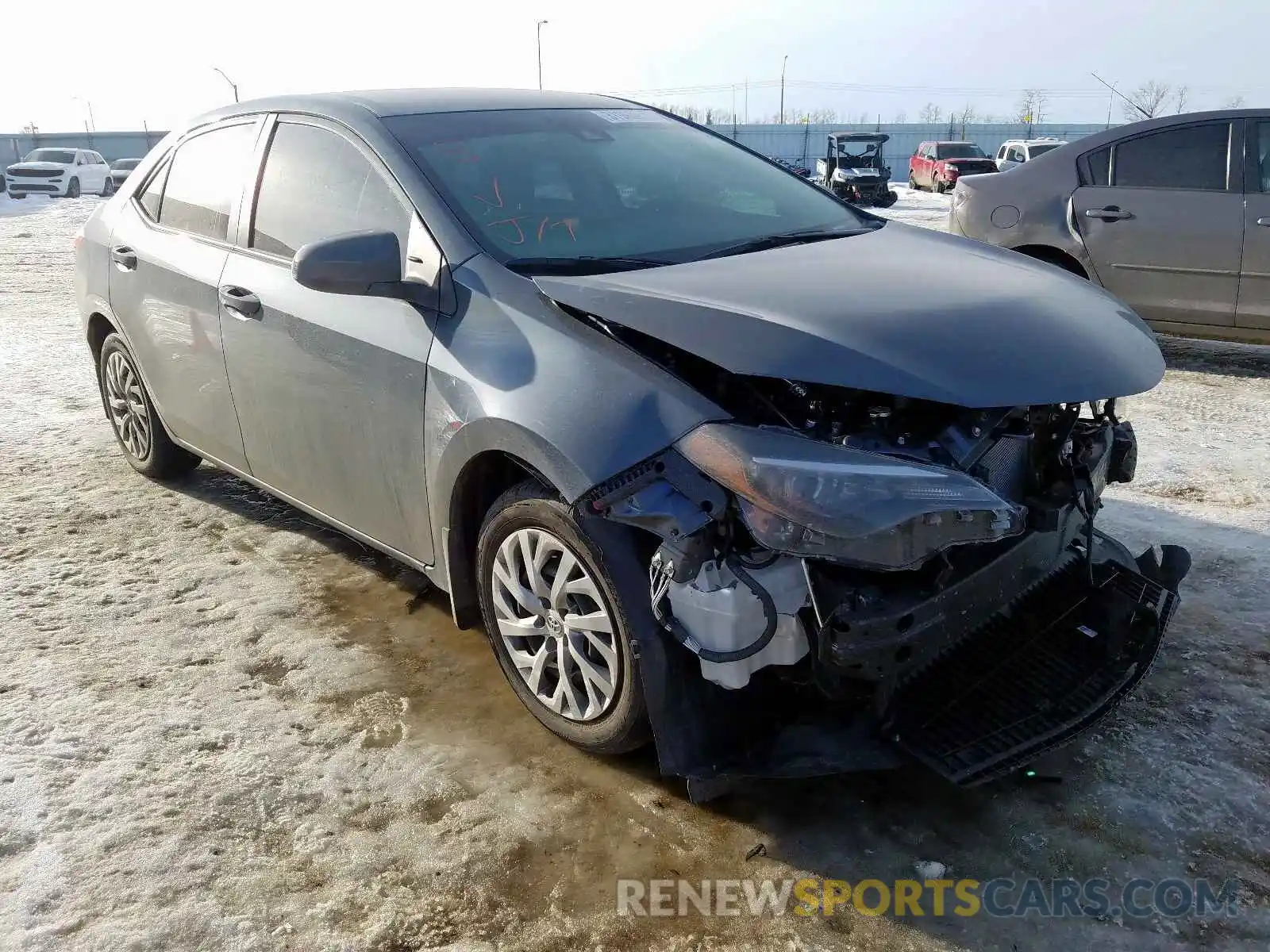 1 Photograph of a damaged car 2T1BURHE4KC171232 TOYOTA COROLLA 2019