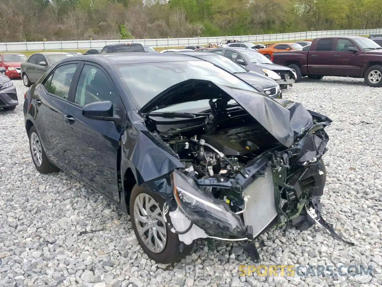 1 Photograph of a damaged car 2T1BURHE4KC171389 TOYOTA COROLLA 2019