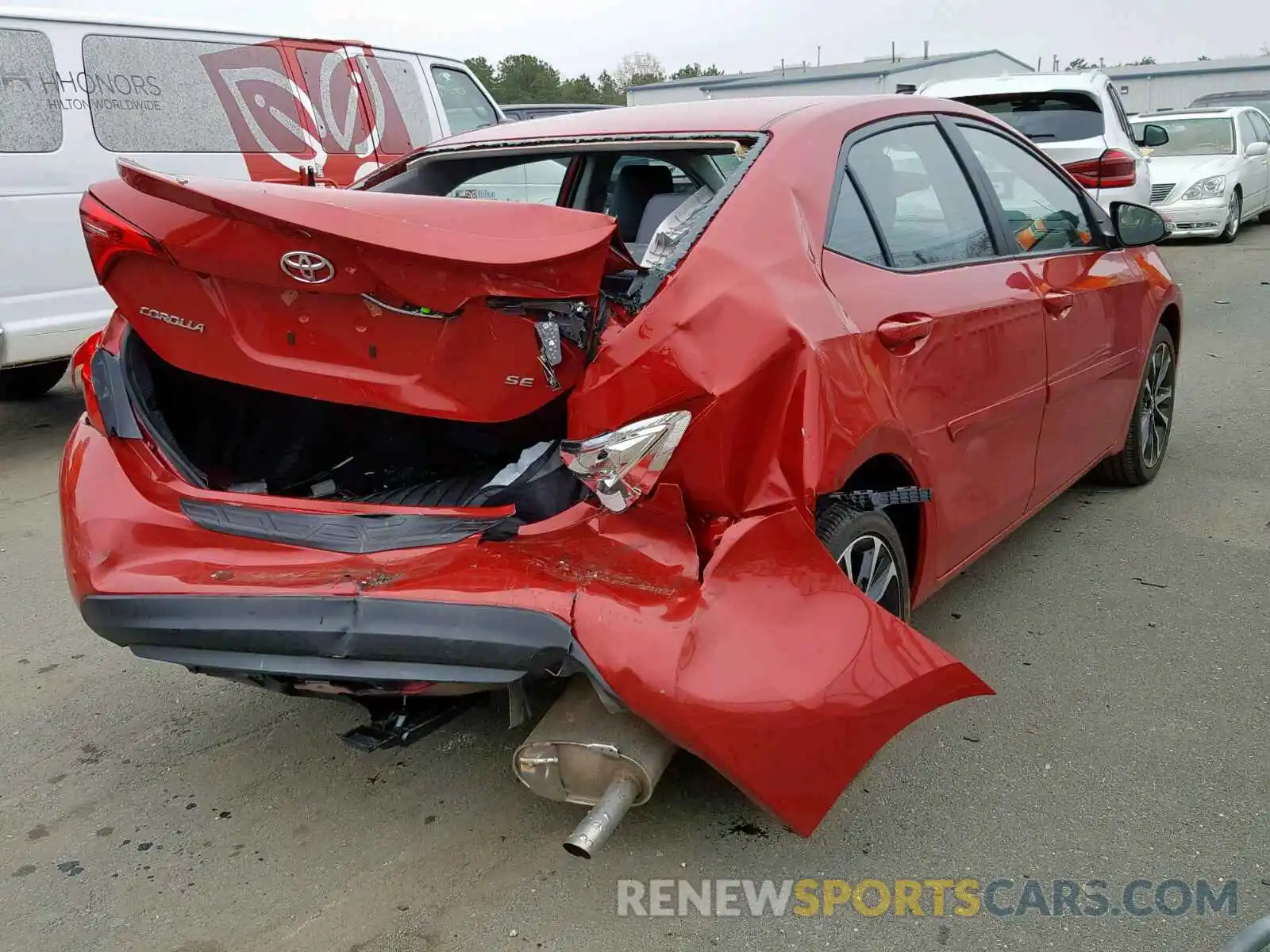 4 Фотография поврежденного автомобиля 2T1BURHE4KC172008 TOYOTA COROLLA 2019
