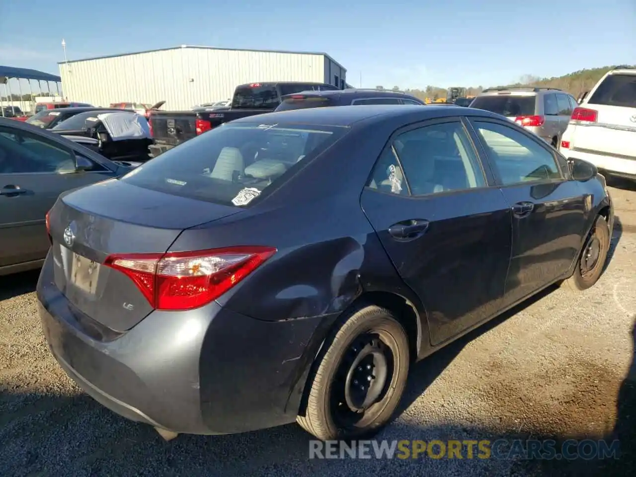 4 Photograph of a damaged car 2T1BURHE4KC172140 TOYOTA COROLLA 2019