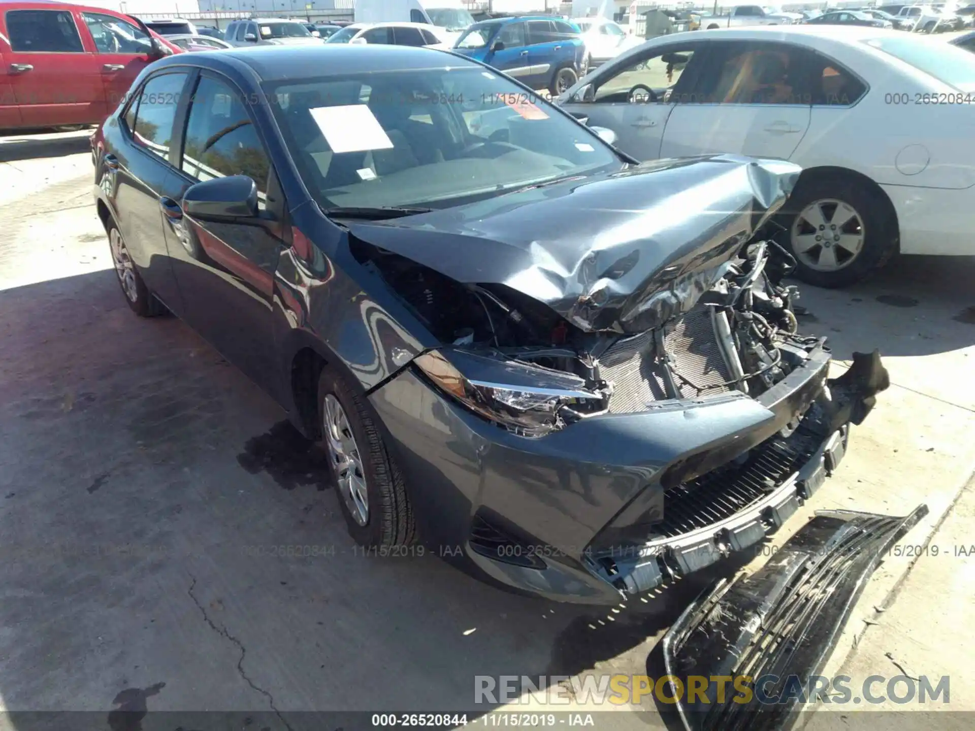 1 Photograph of a damaged car 2T1BURHE4KC173059 TOYOTA COROLLA 2019