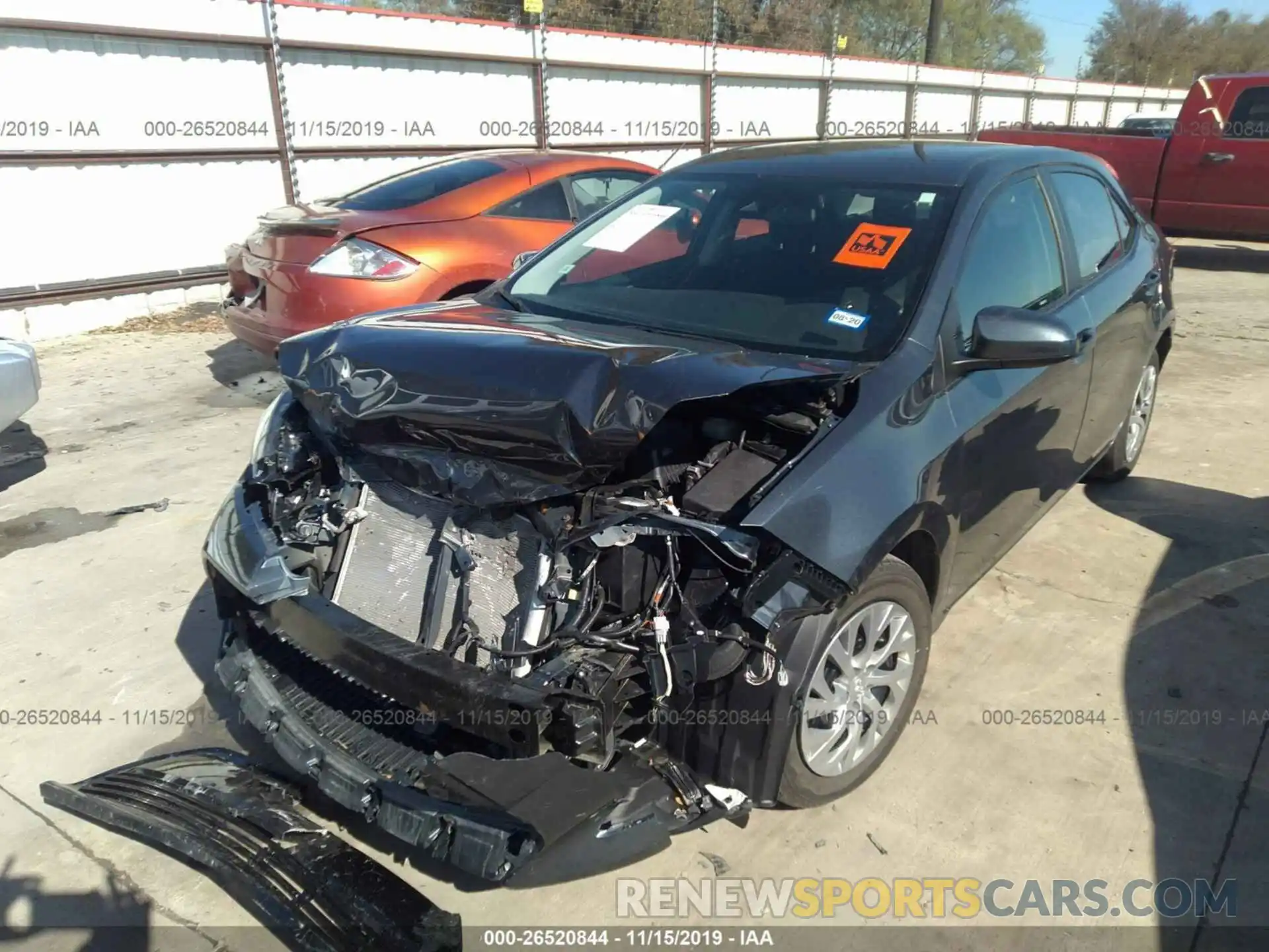 2 Photograph of a damaged car 2T1BURHE4KC173059 TOYOTA COROLLA 2019