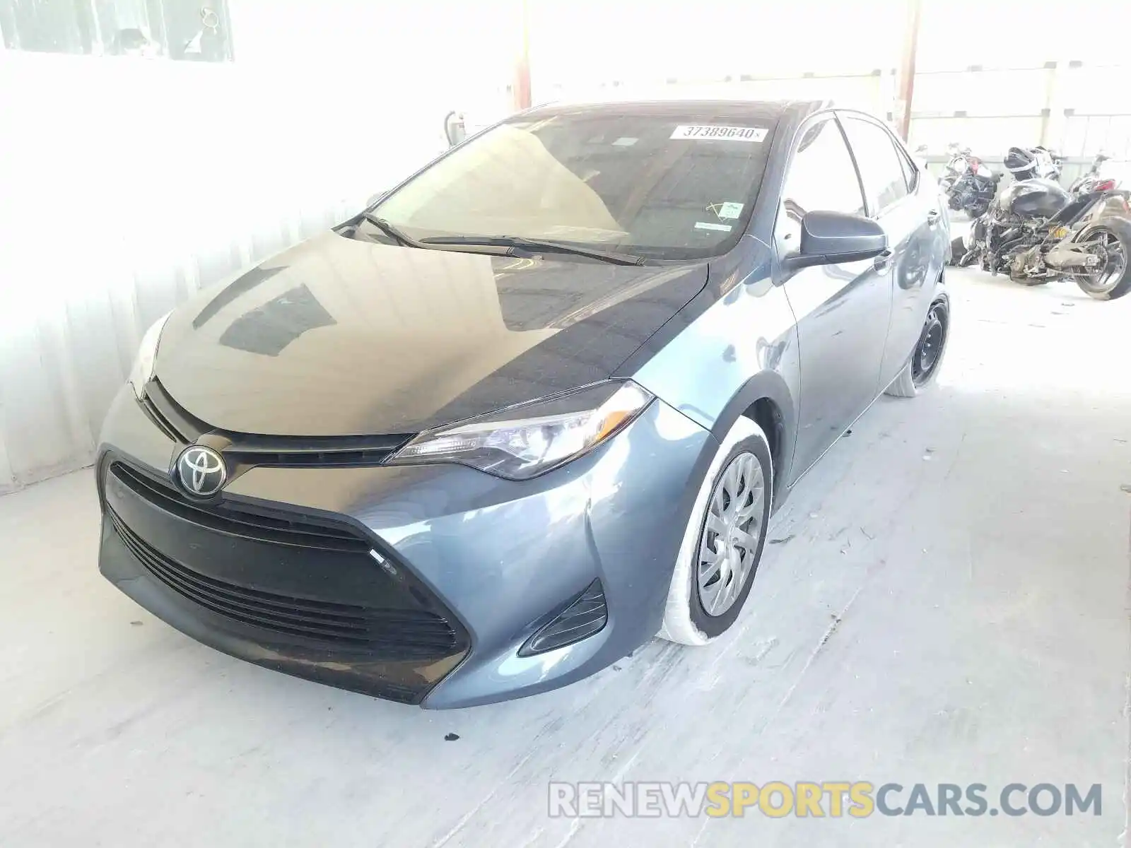 2 Photograph of a damaged car 2T1BURHE4KC173479 TOYOTA COROLLA 2019