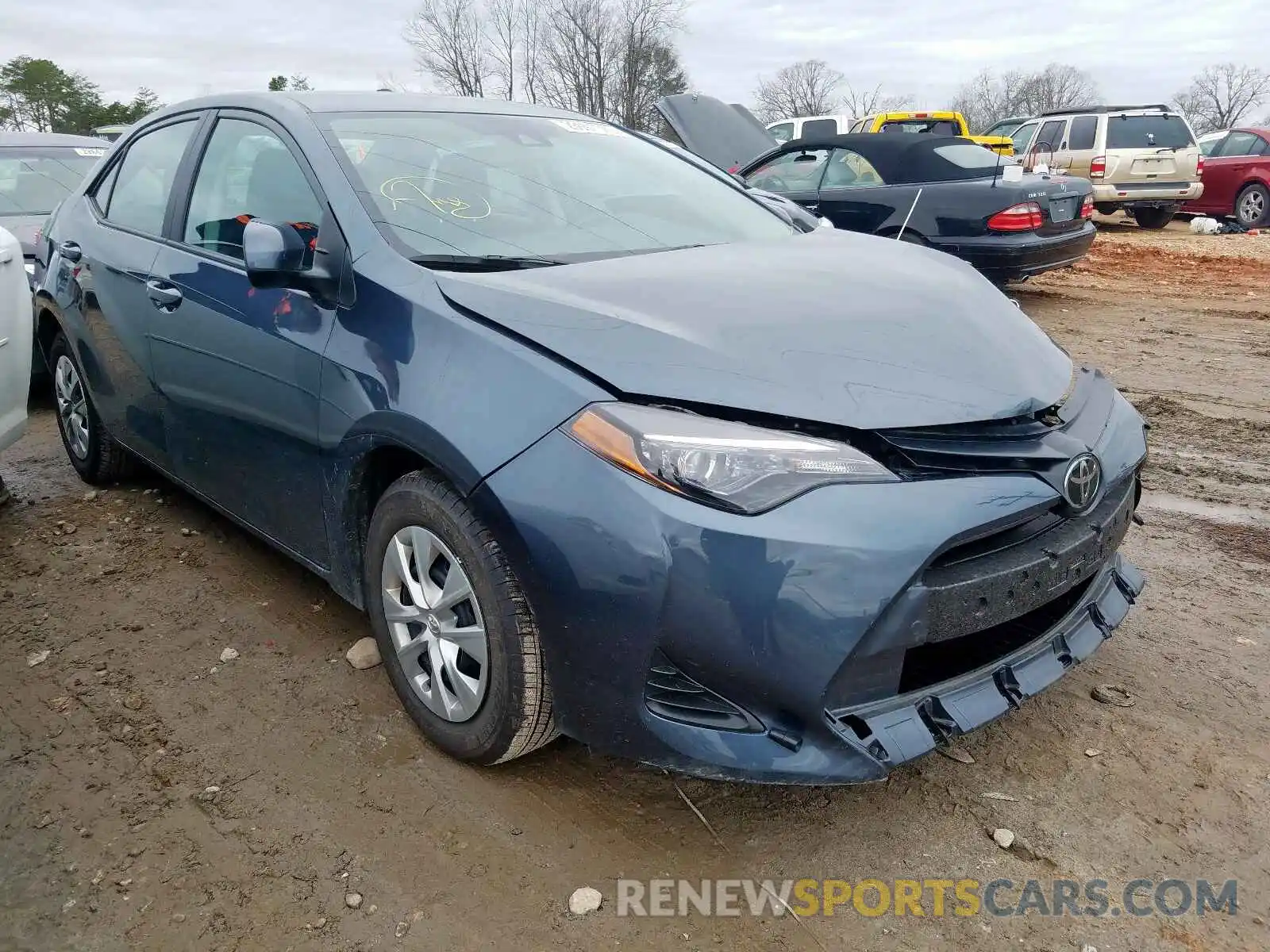 1 Photograph of a damaged car 2T1BURHE4KC173658 TOYOTA COROLLA 2019