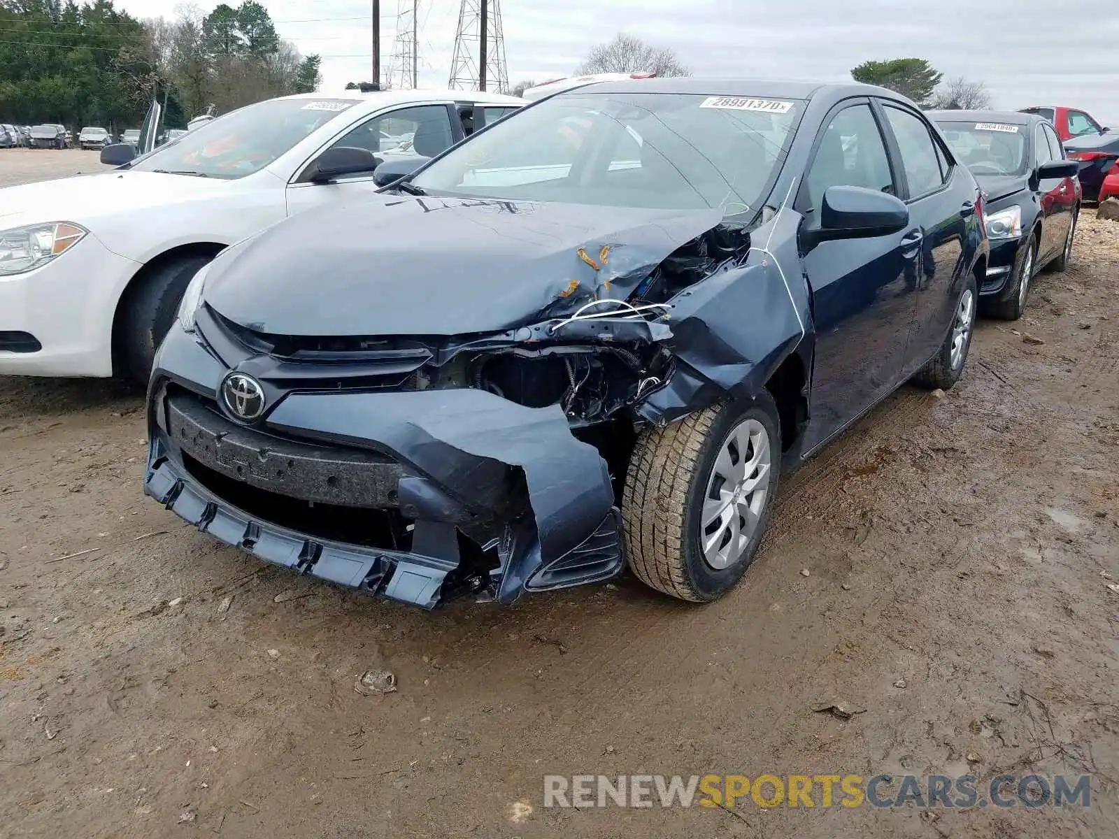 2 Photograph of a damaged car 2T1BURHE4KC173658 TOYOTA COROLLA 2019