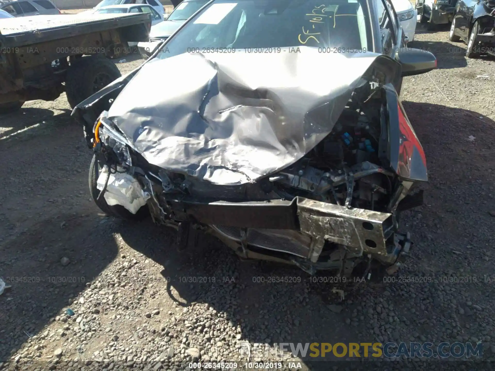 6 Photograph of a damaged car 2T1BURHE4KC173711 TOYOTA COROLLA 2019