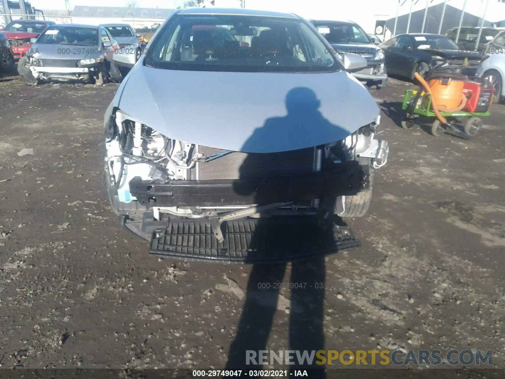 6 Photograph of a damaged car 2T1BURHE4KC174017 TOYOTA COROLLA 2019