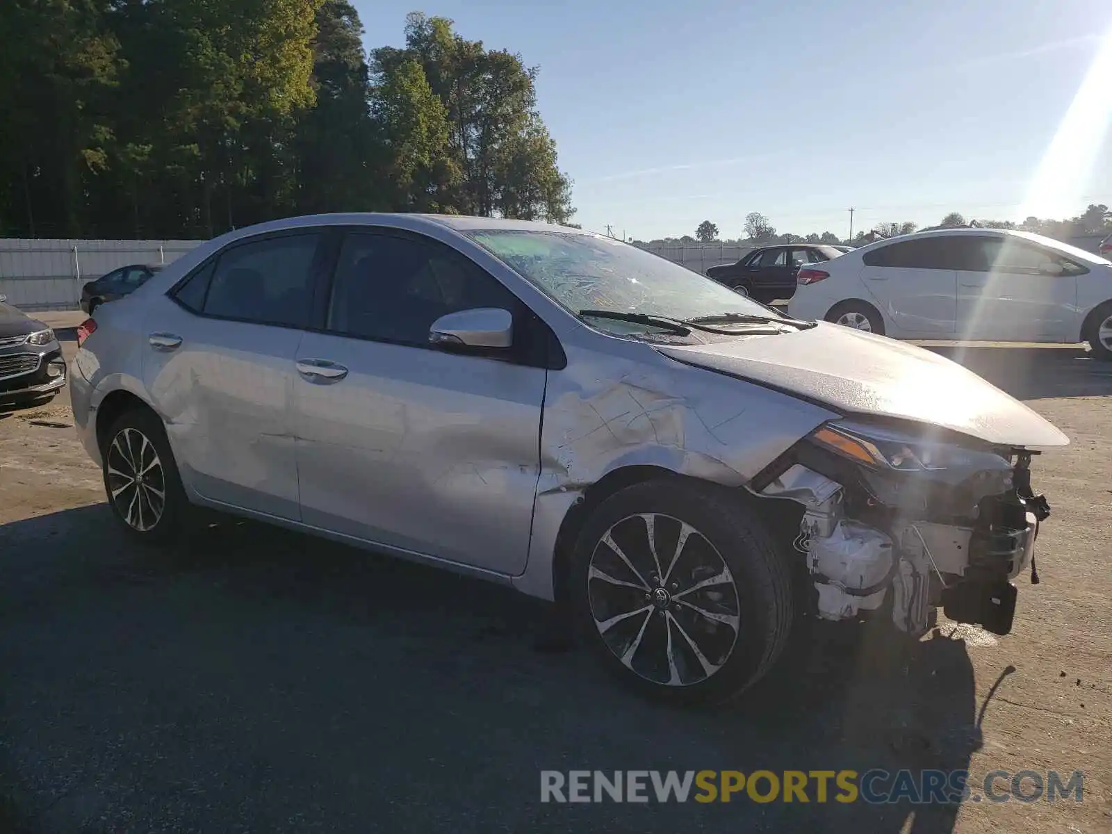 1 Photograph of a damaged car 2T1BURHE4KC174129 TOYOTA COROLLA 2019