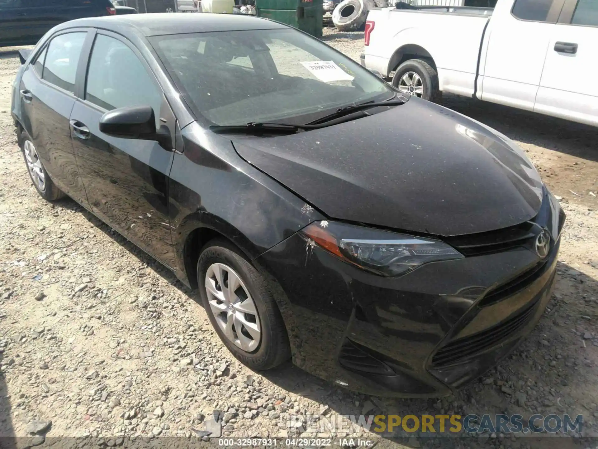 1 Photograph of a damaged car 2T1BURHE4KC174292 TOYOTA COROLLA 2019