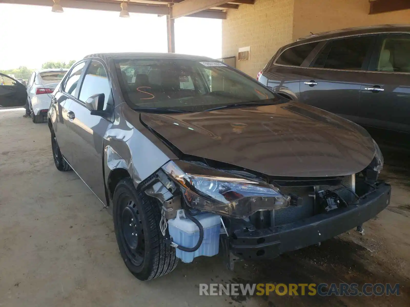 1 Photograph of a damaged car 2T1BURHE4KC174308 TOYOTA COROLLA 2019