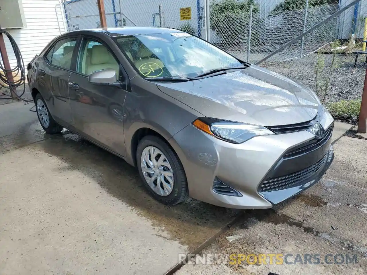 1 Photograph of a damaged car 2T1BURHE4KC174633 TOYOTA COROLLA 2019