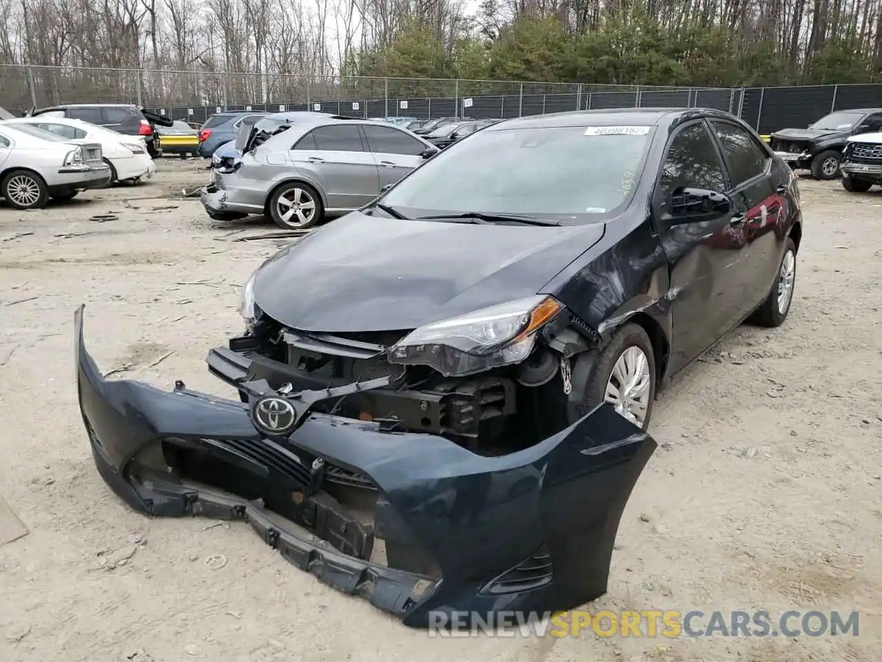 2 Photograph of a damaged car 2T1BURHE4KC174681 TOYOTA COROLLA 2019