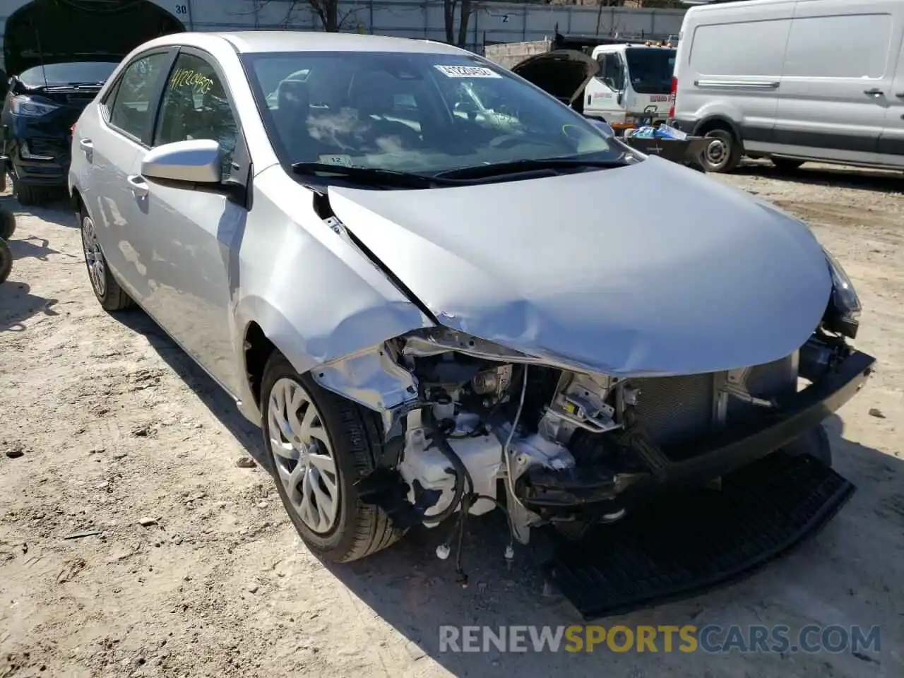 1 Photograph of a damaged car 2T1BURHE4KC174731 TOYOTA COROLLA 2019