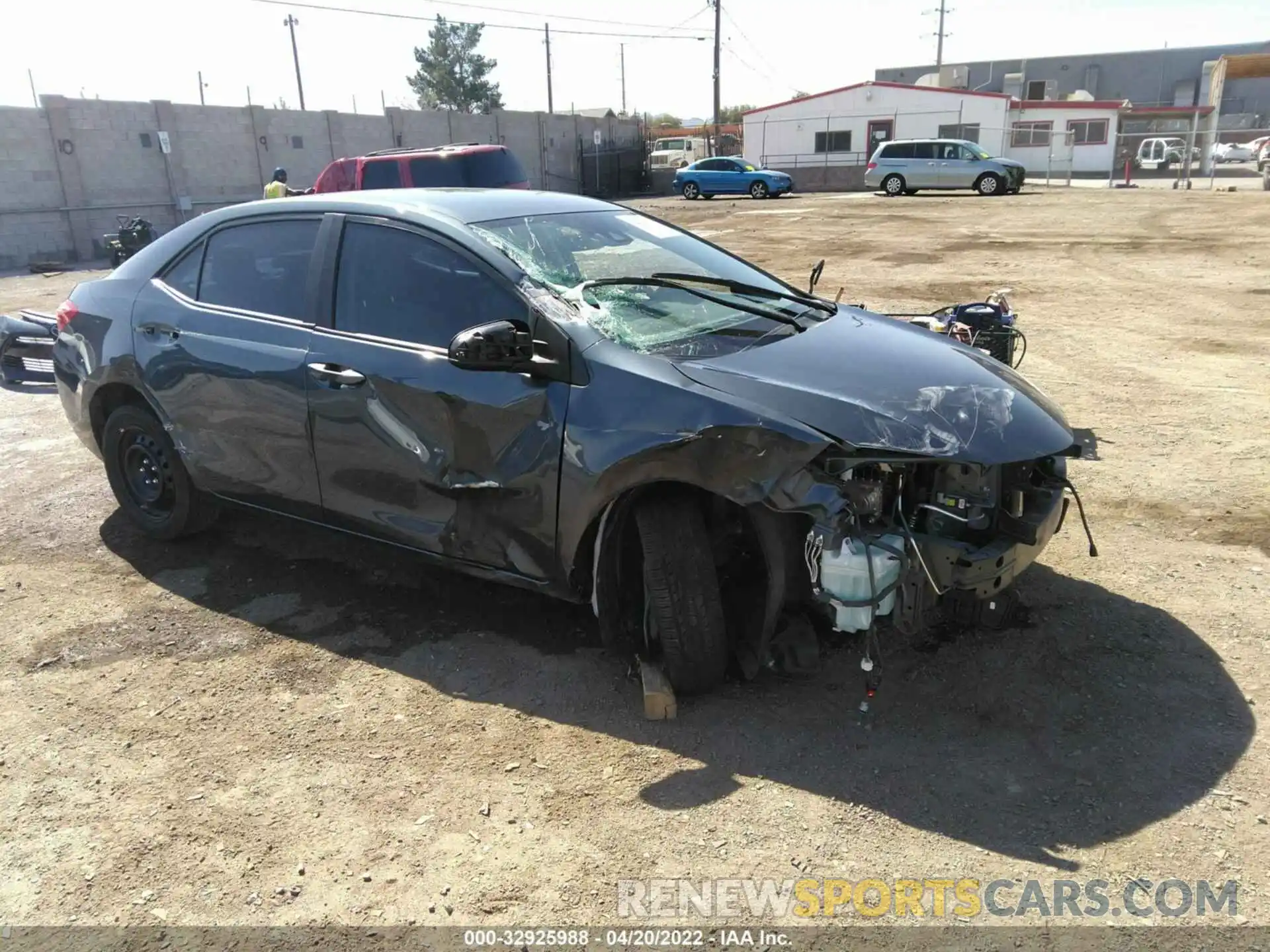 1 Photograph of a damaged car 2T1BURHE4KC175104 TOYOTA COROLLA 2019