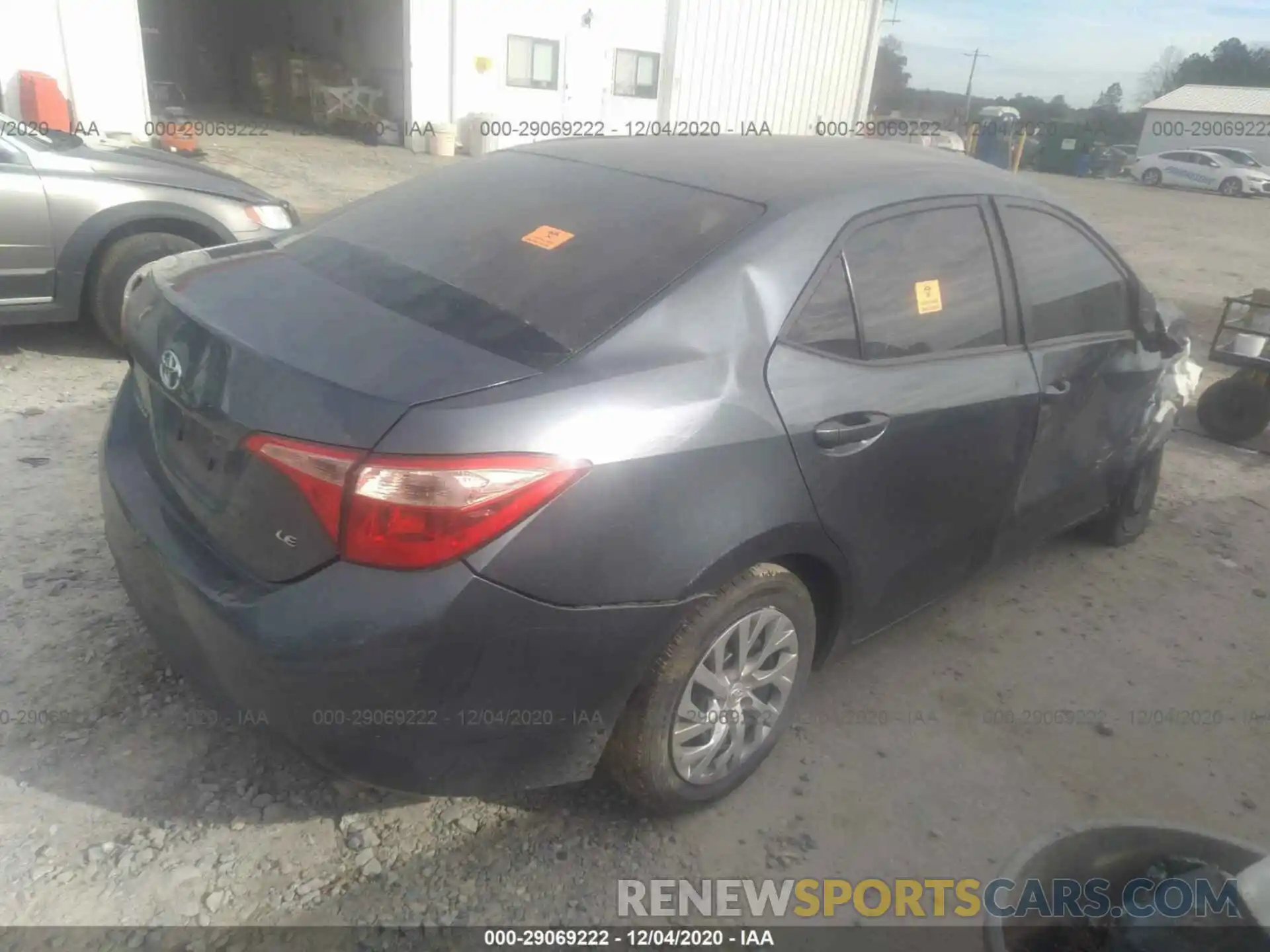 4 Photograph of a damaged car 2T1BURHE4KC175698 TOYOTA COROLLA 2019