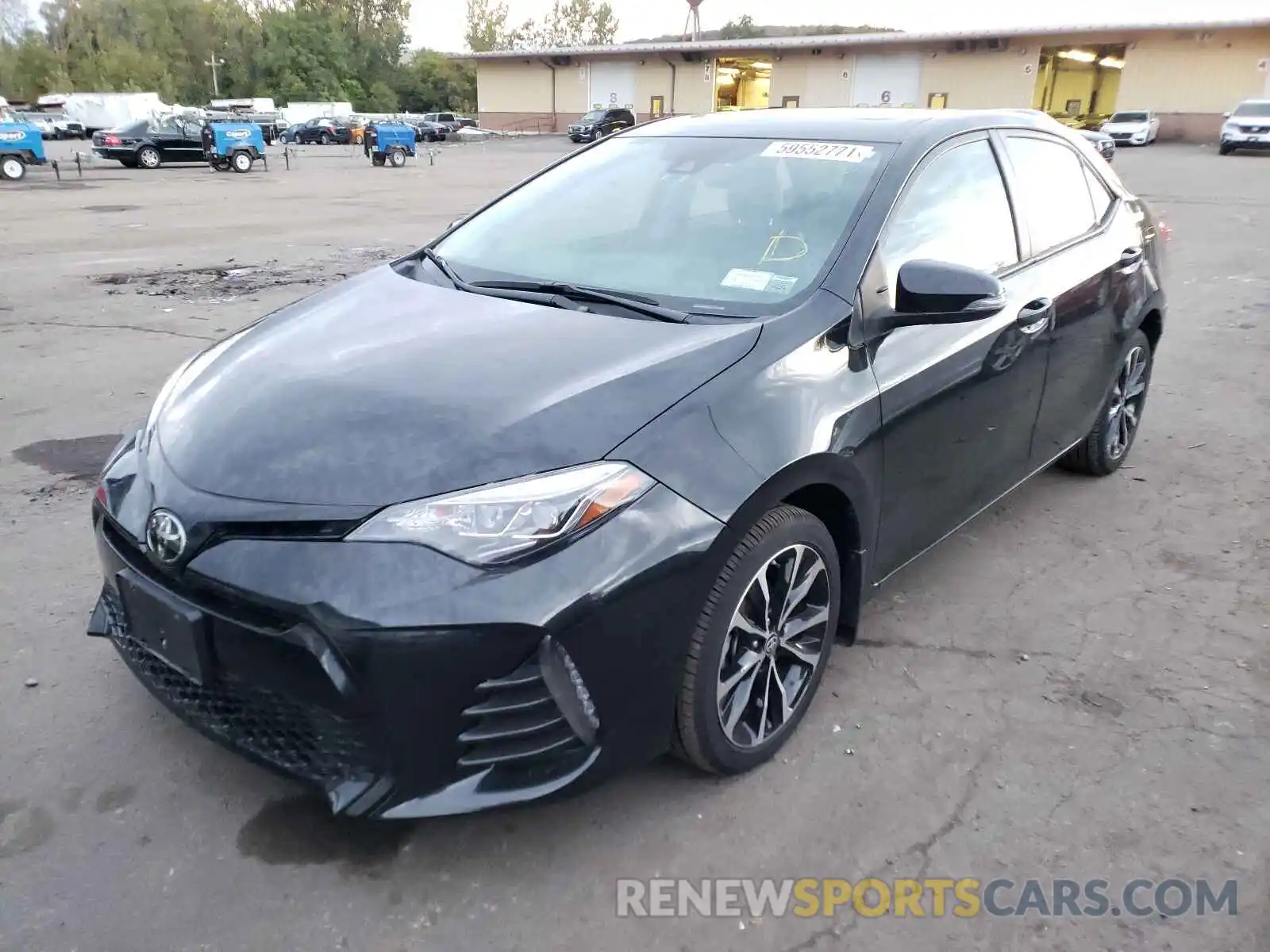 2 Фотография поврежденного автомобиля 2T1BURHE4KC175927 TOYOTA COROLLA 2019