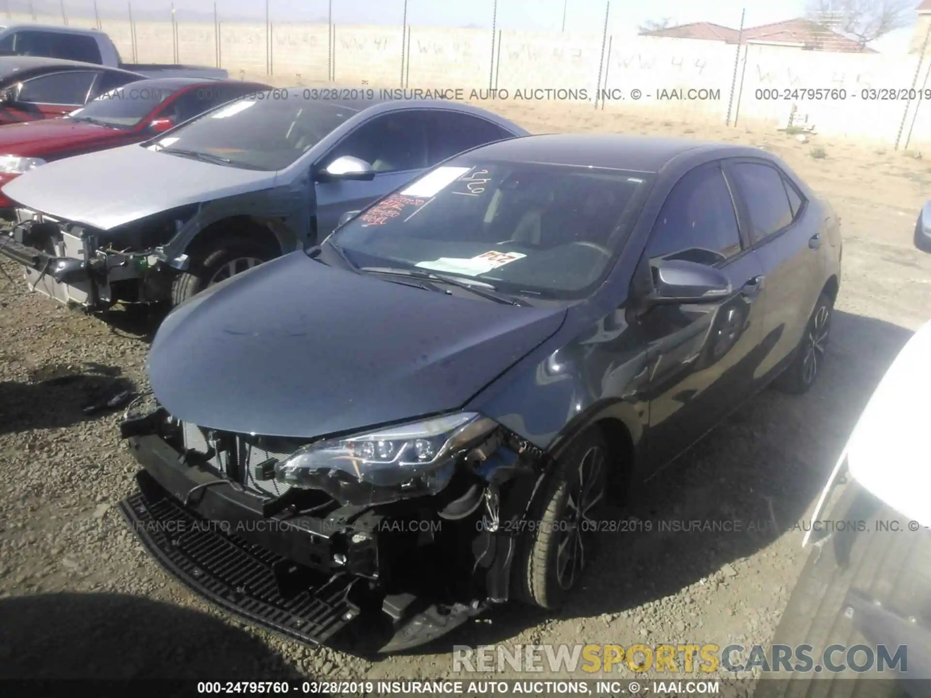 2 Photograph of a damaged car 2T1BURHE4KC176480 TOYOTA COROLLA 2019