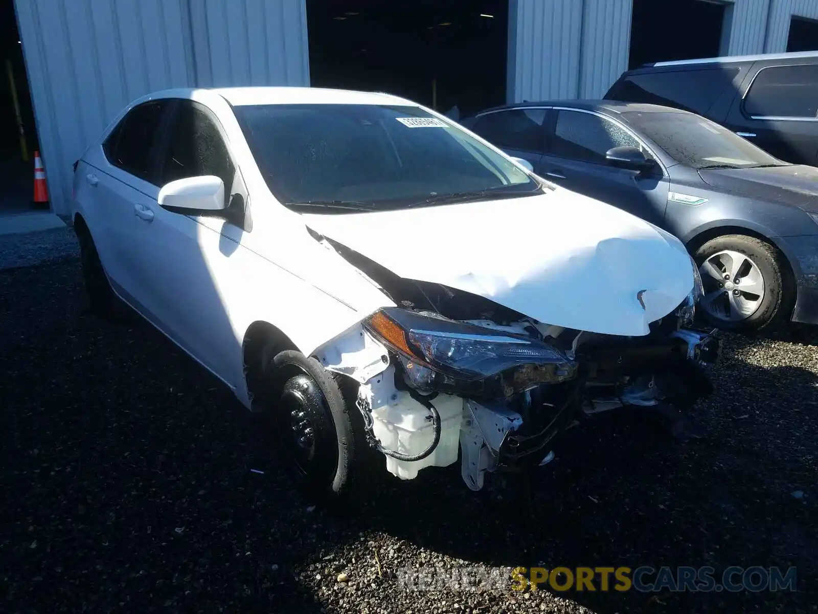 1 Photograph of a damaged car 2T1BURHE4KC177693 TOYOTA COROLLA 2019