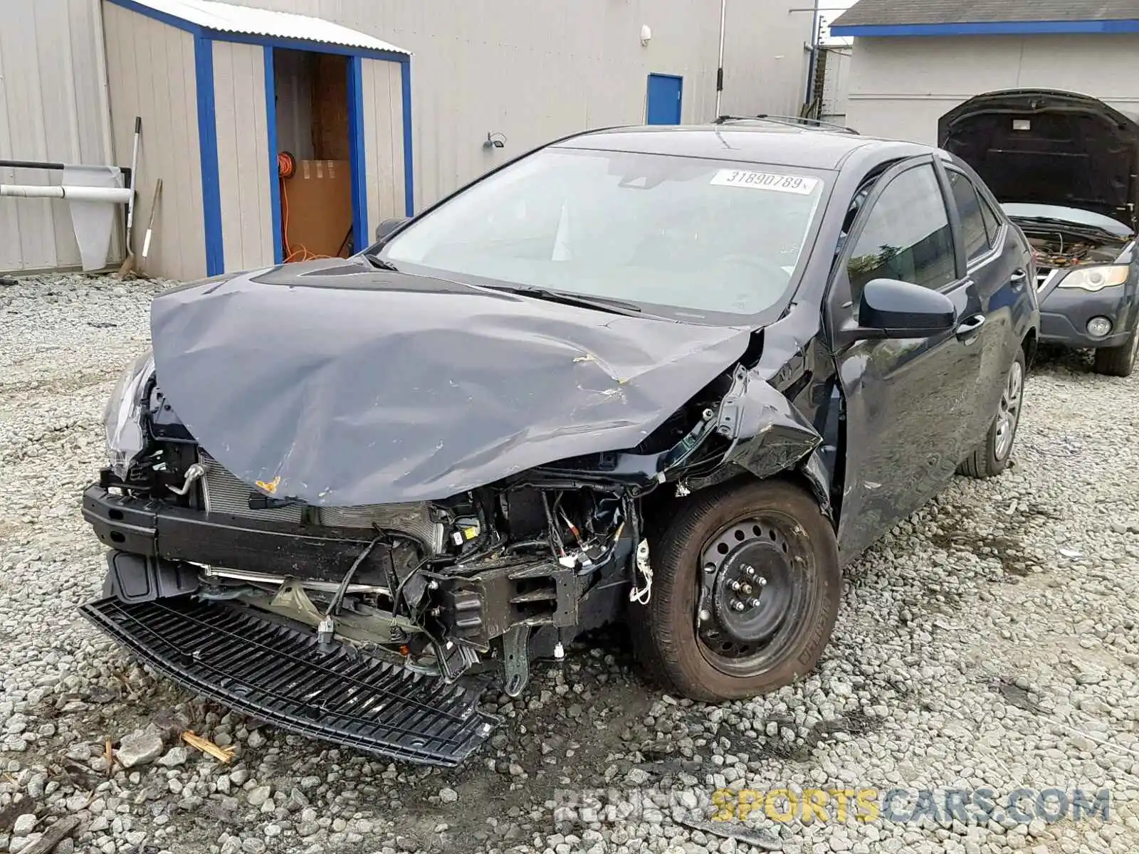 2 Photograph of a damaged car 2T1BURHE4KC177791 TOYOTA COROLLA 2019