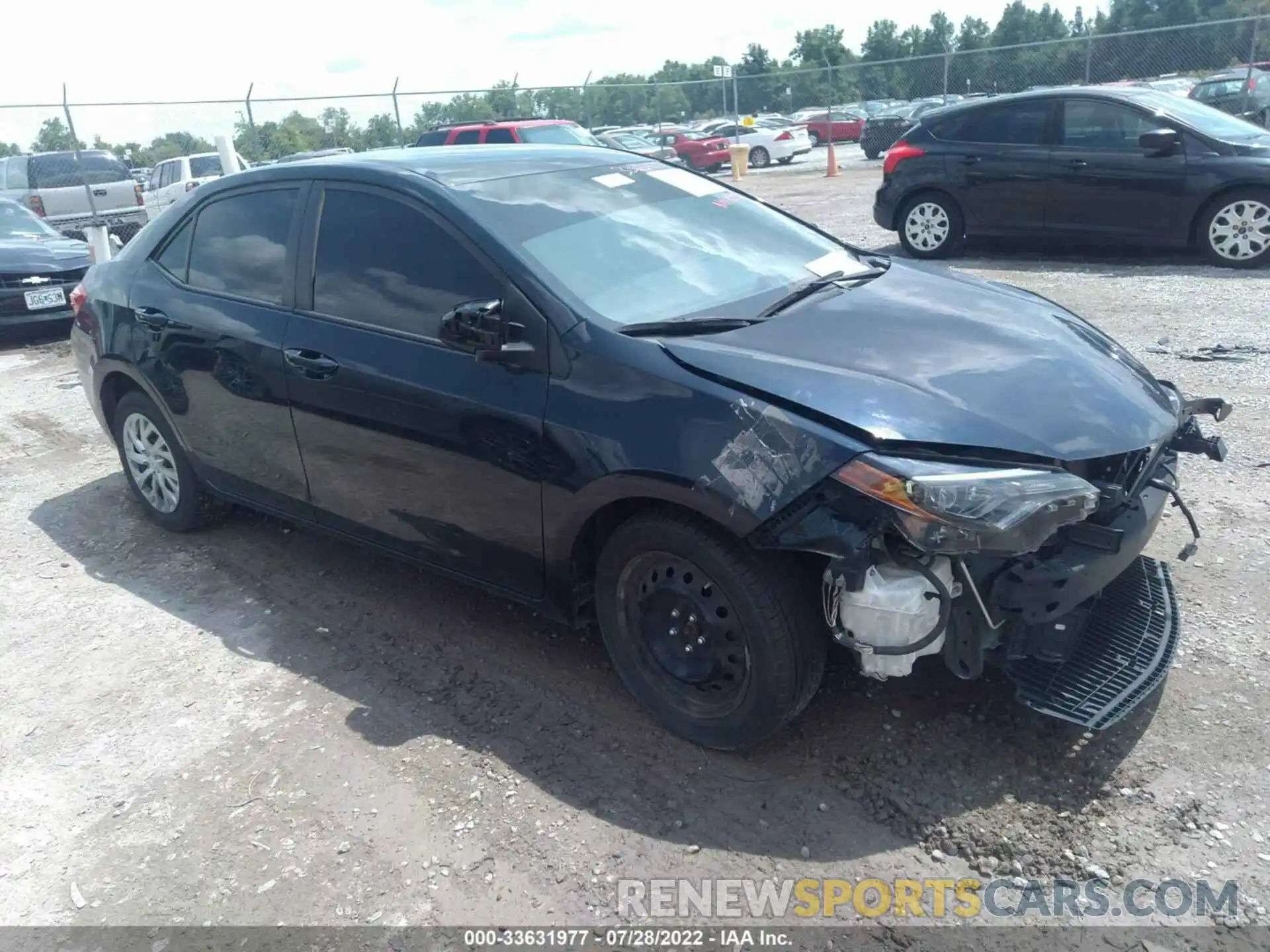 1 Photograph of a damaged car 2T1BURHE4KC178035 TOYOTA COROLLA 2019